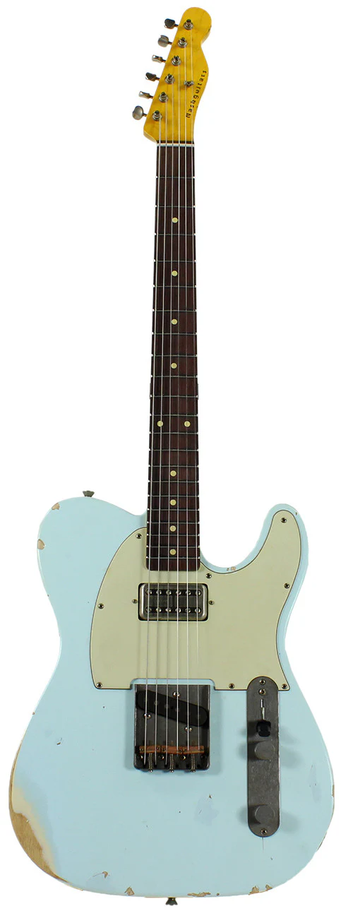 Nash T63 Guitar - Sonic Blue - LollarTron Neck - Image 2