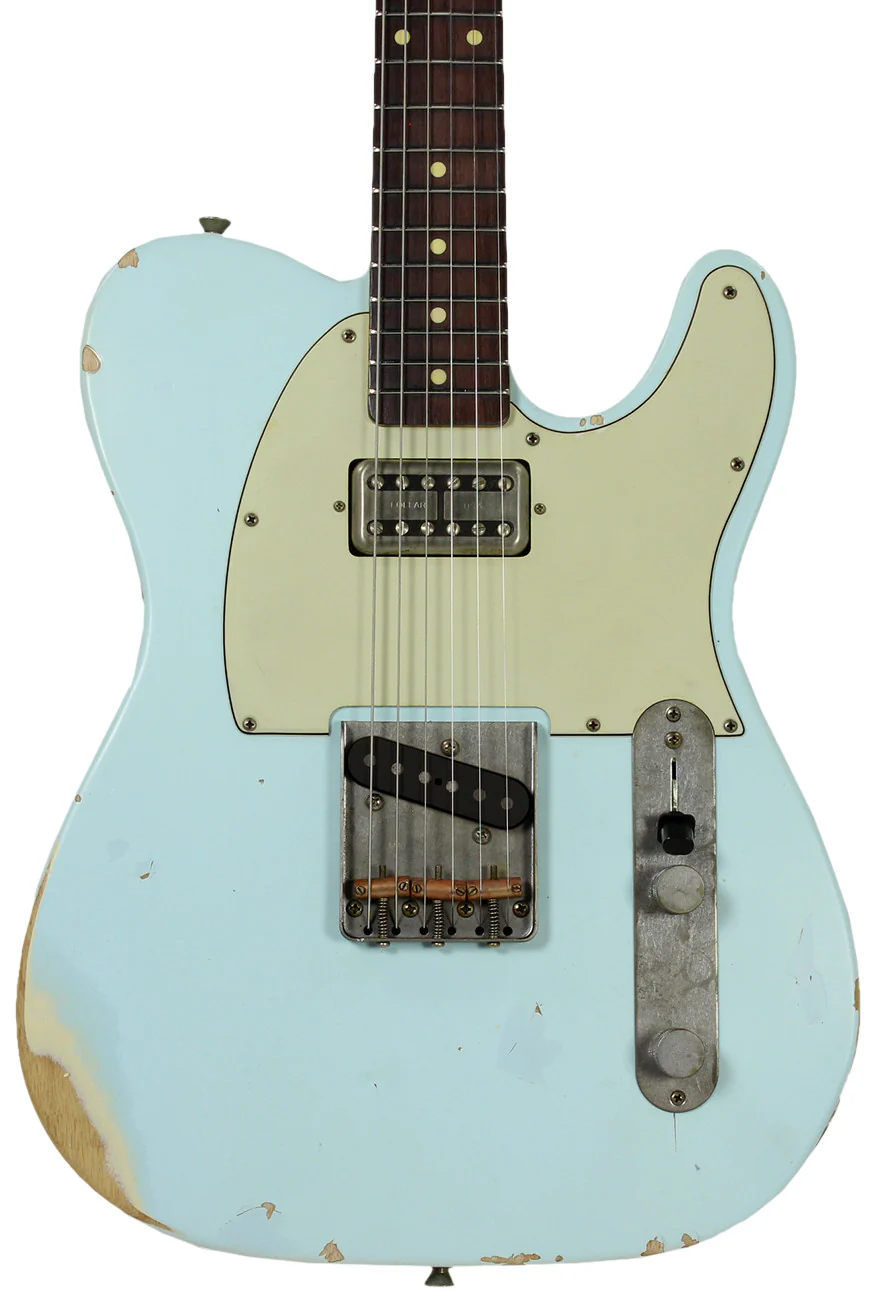 Nash T63 Guitar - Sonic Blue - LollarTron Neck - Image 3
