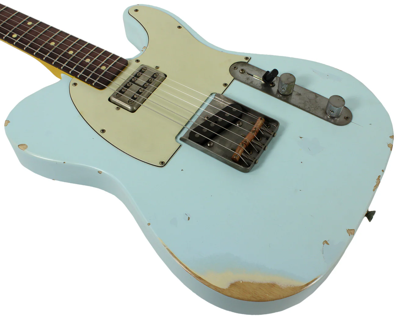 Nash T63 Guitar - Sonic Blue - LollarTron Neck - Image 6