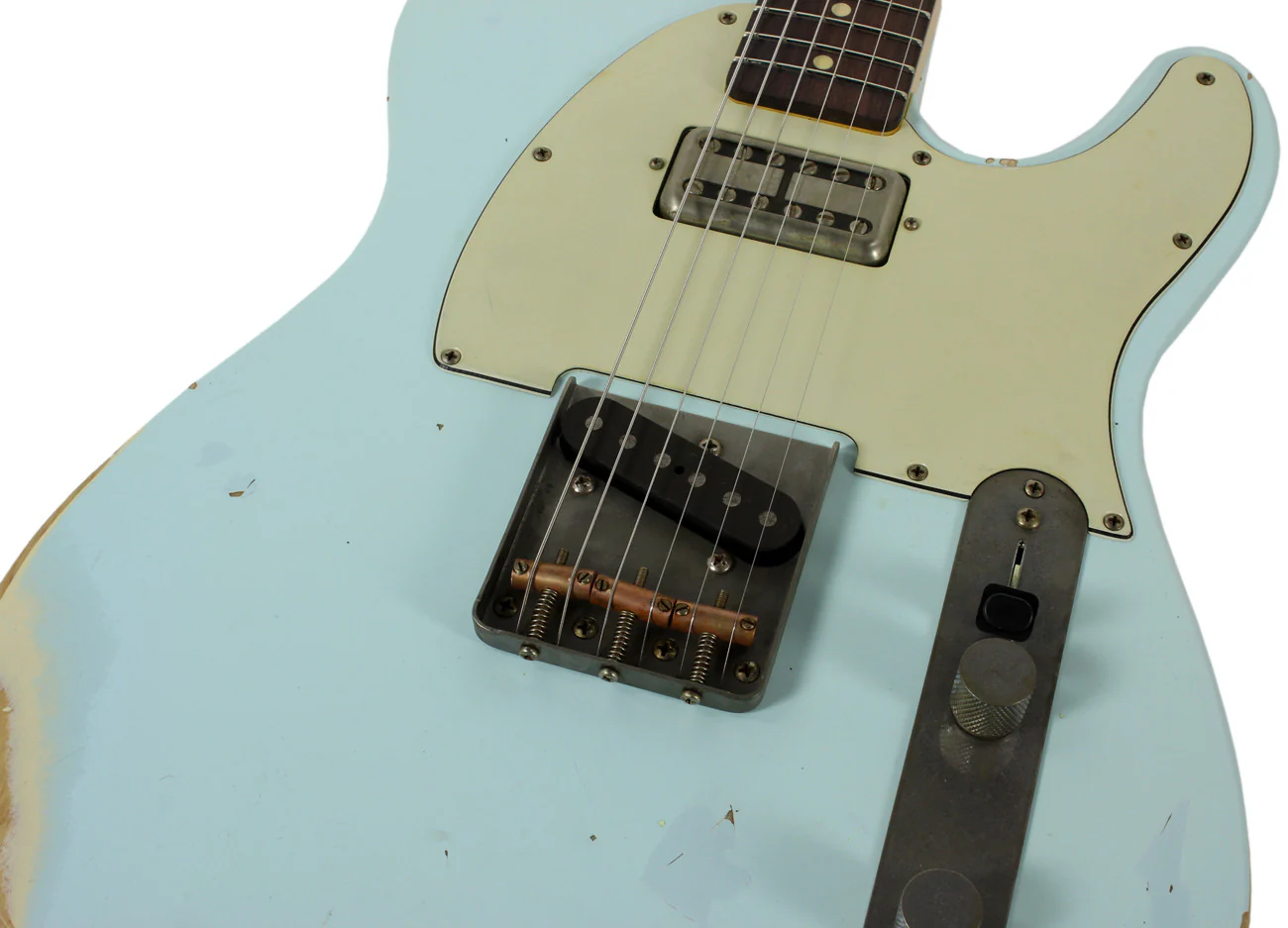 Nash T63 Guitar - Sonic Blue - LollarTron Neck - Image 7