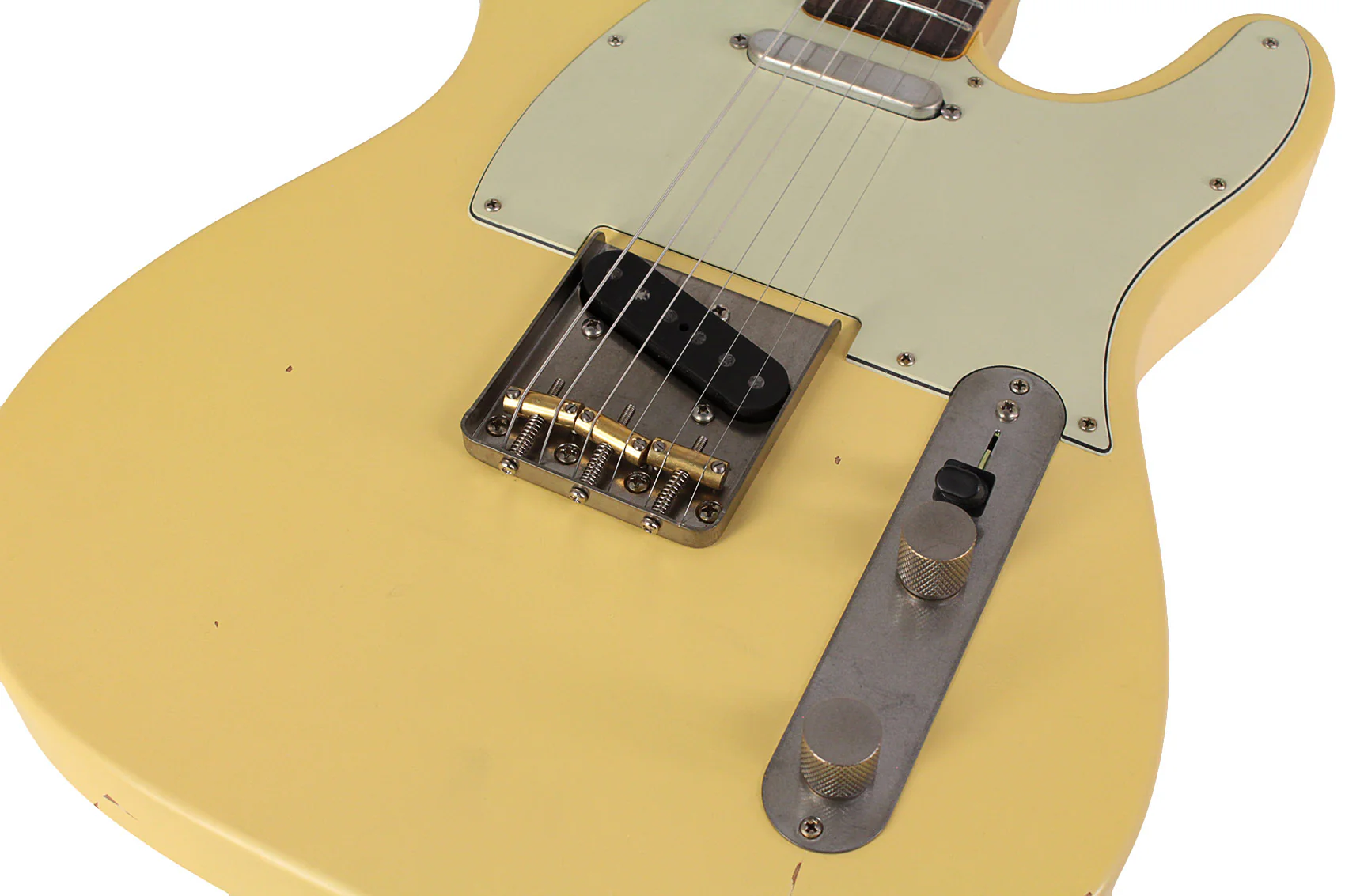 Nash T63 Guitar, Vintage White, Light Aging - Image 3