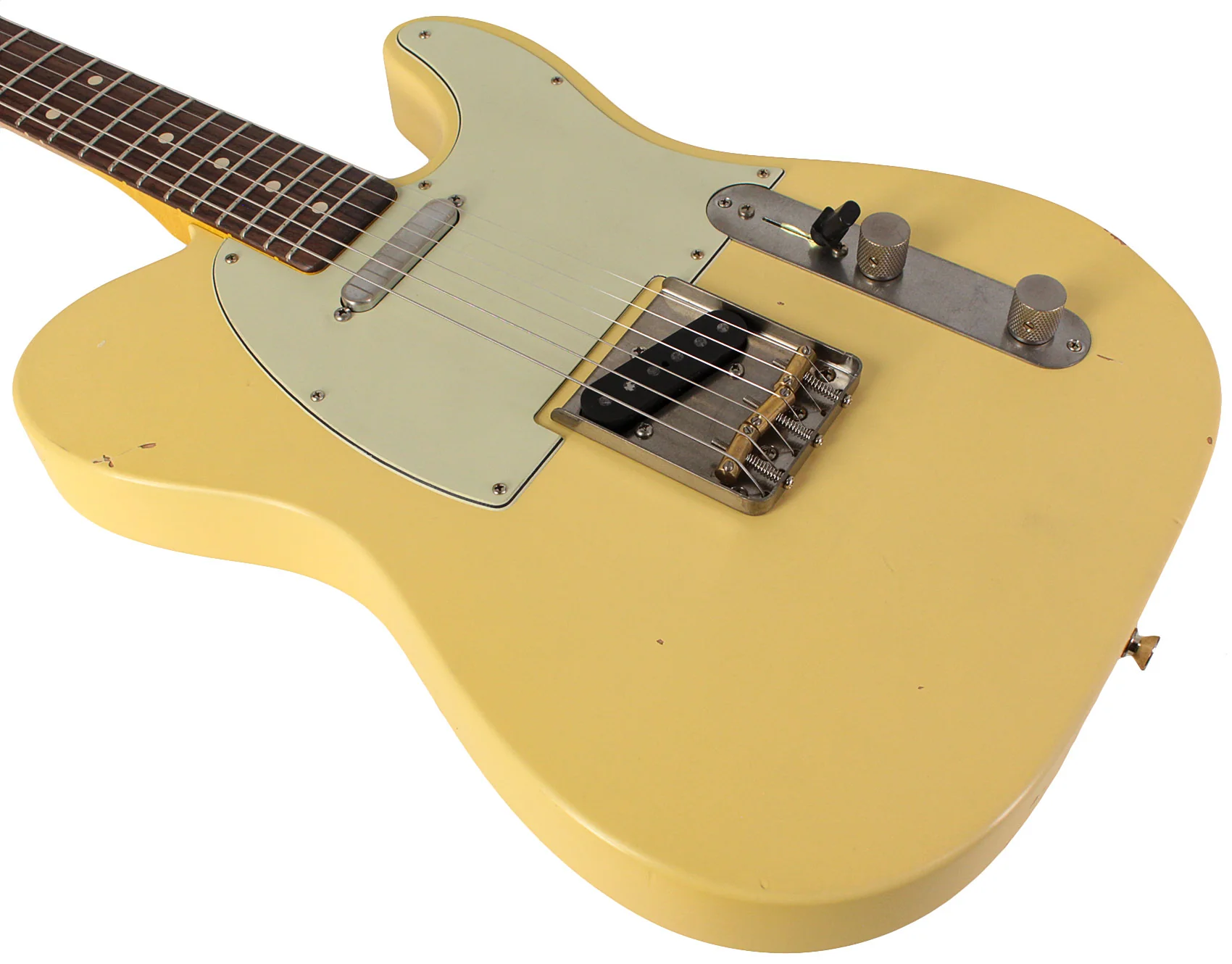 Nash T63 Guitar, Vintage White, Light Aging - Image 4