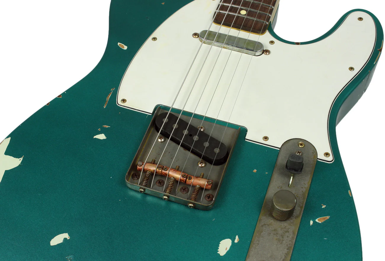 Nash T63 Guitar, Aged Sherwood Green Metallic - Image 6
