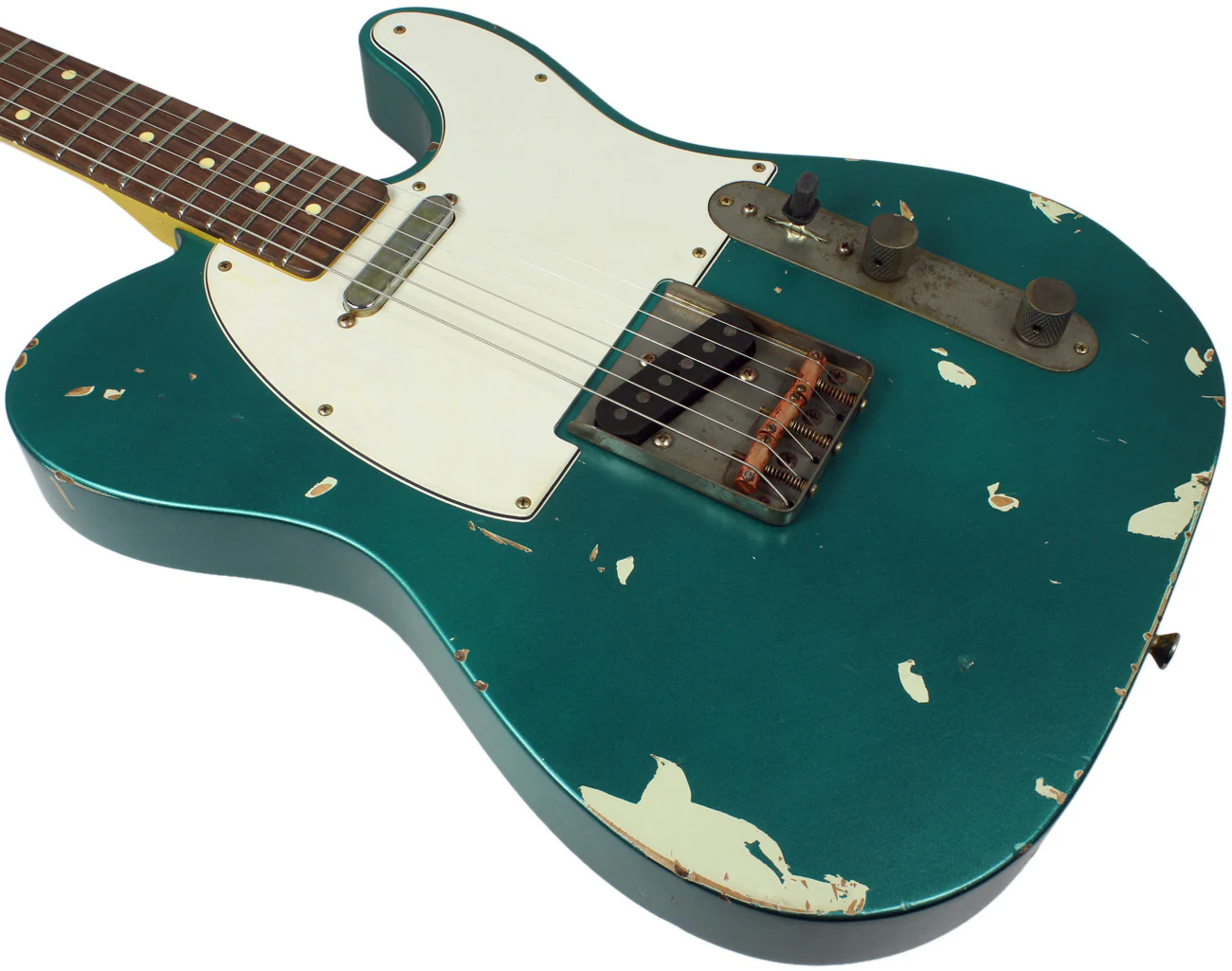 Nash T63 Guitar, Aged Sherwood Green Metallic - Image 7