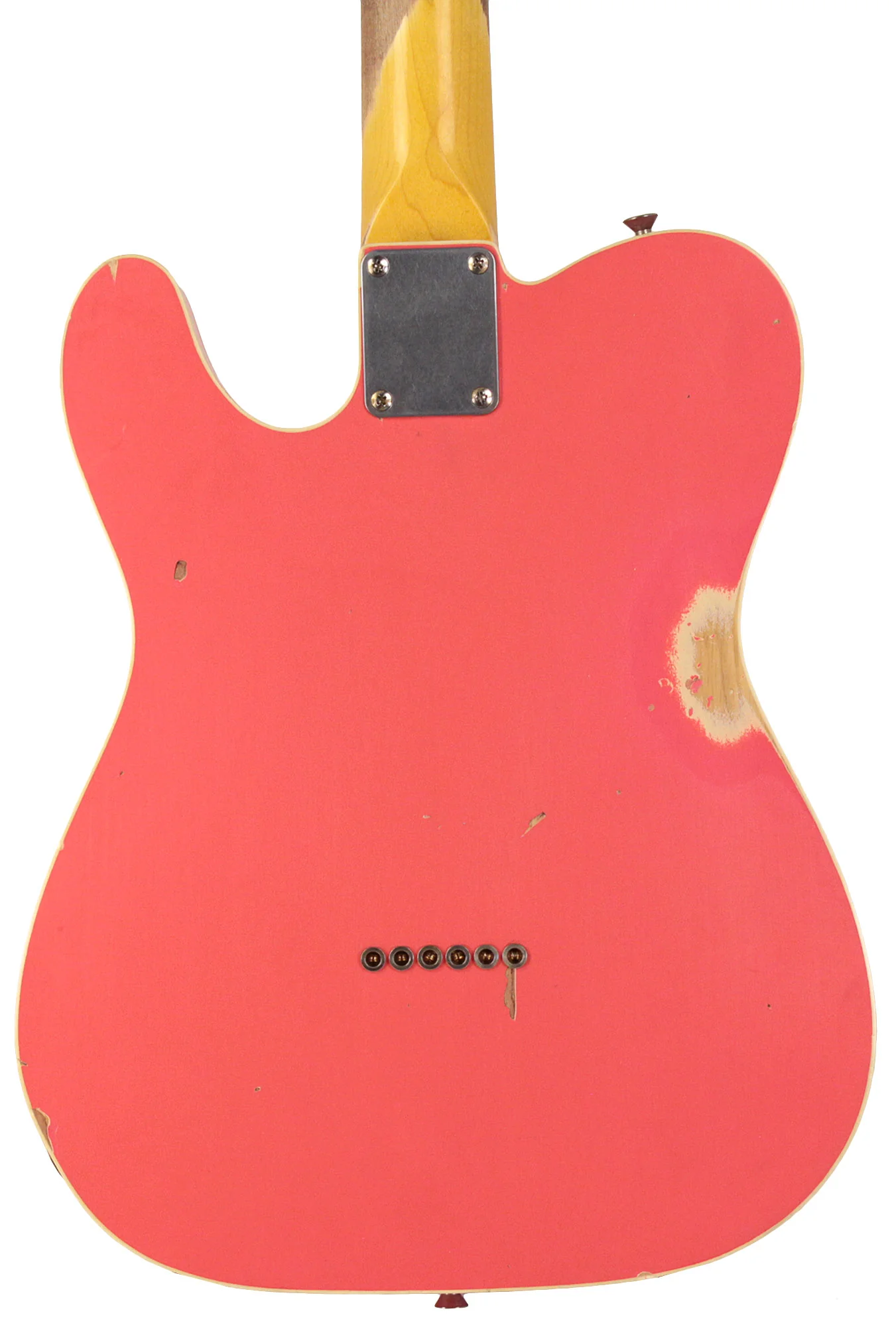 Nash T63DB Guitar, Ash, Double Bound, Salmon, Lollartron, Light Aging - Image 5
