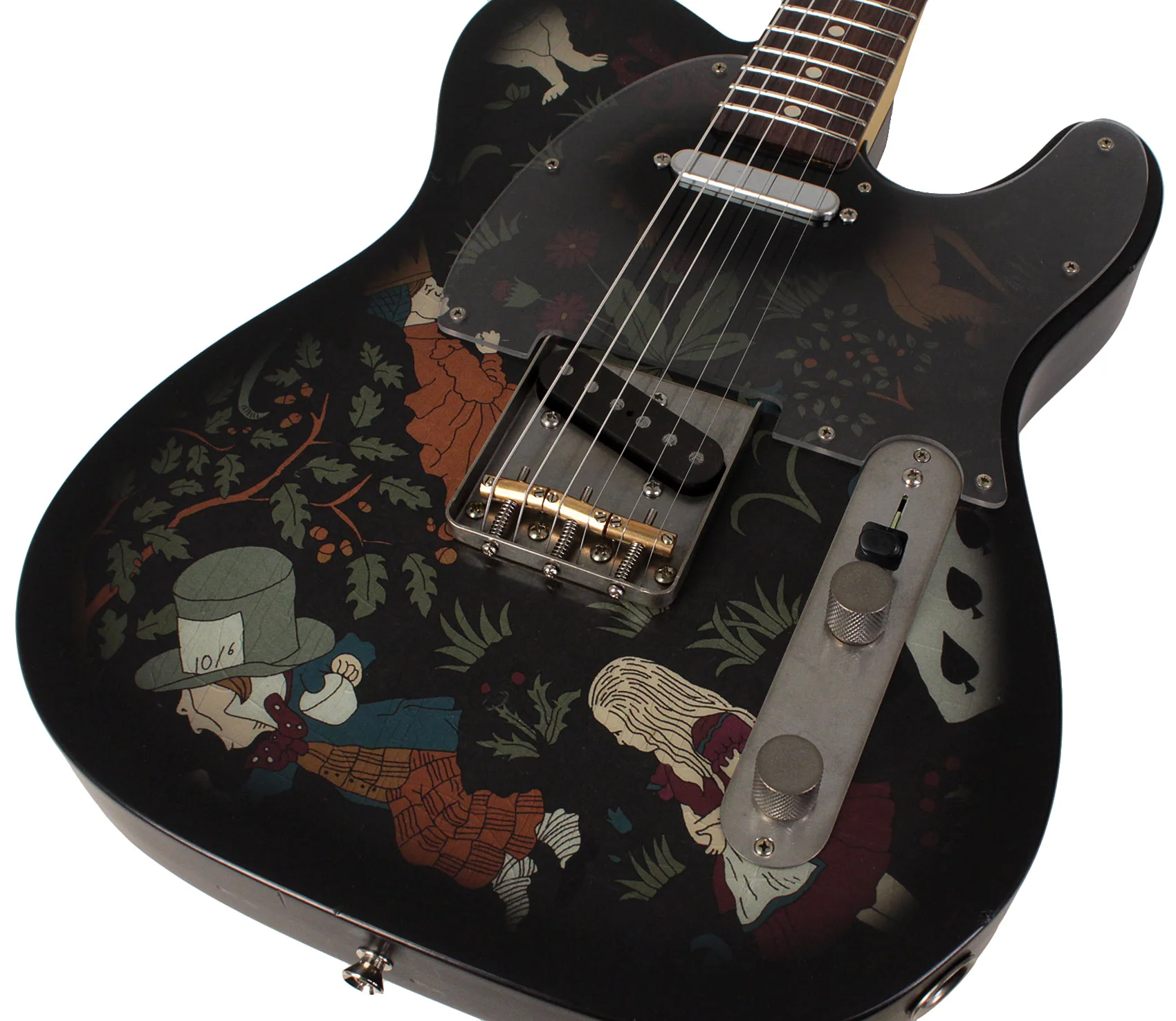 Nash T68 Guitar, Custom Alice in Wonderland, Light Aging - Image 4