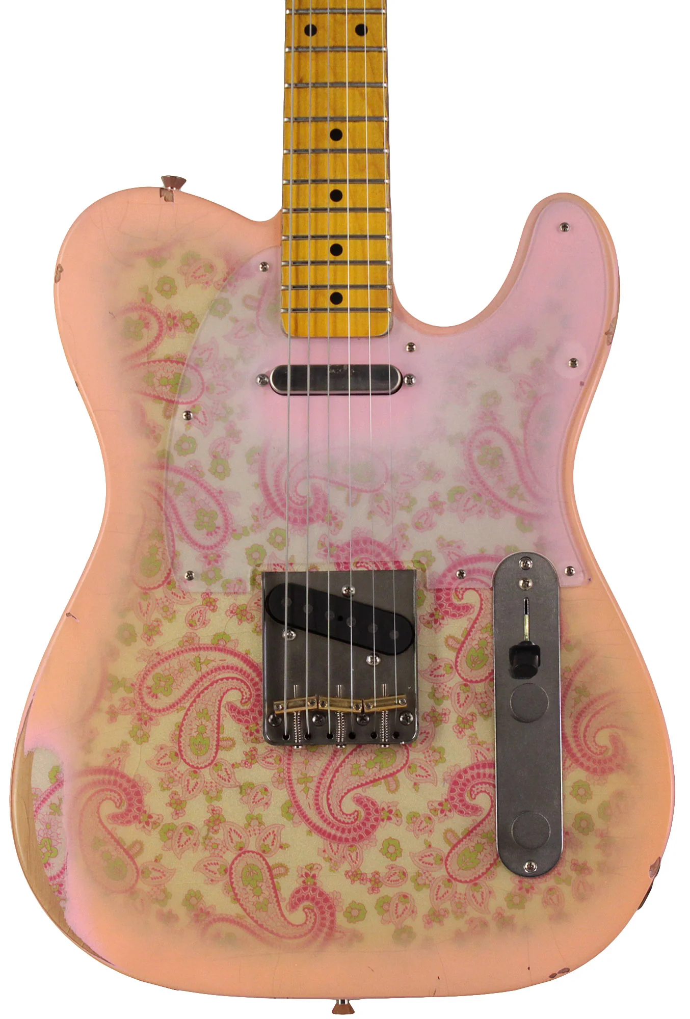 Nash T68 Guitar, Pink Paisley, Medium Aging - Image 5