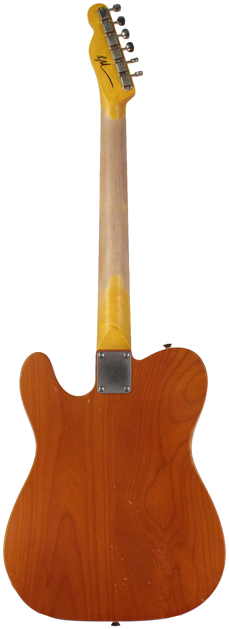 Nash T69TL Thinline Guitar, Amber, Bigsby - Image 7