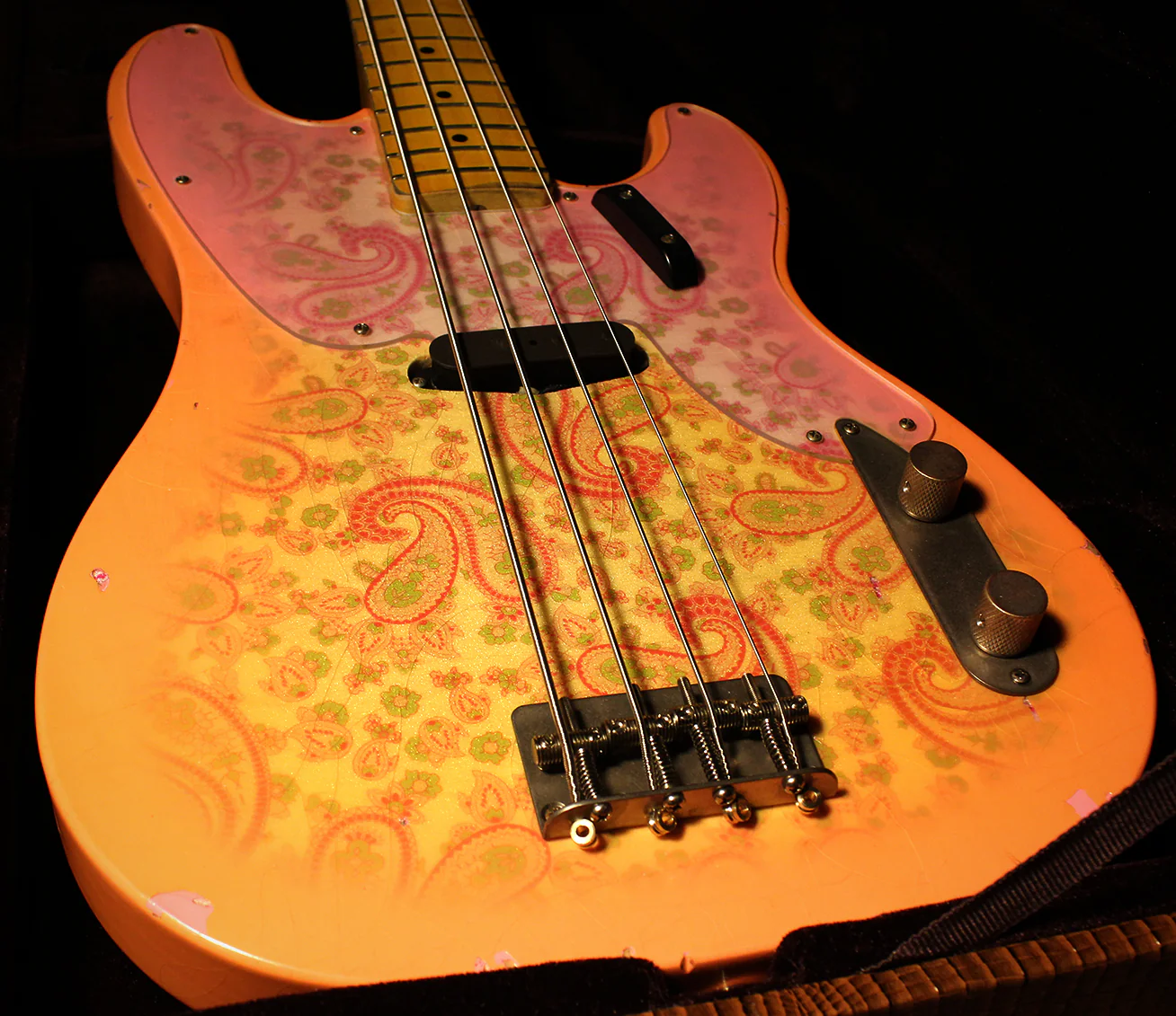 Nash PB68 Bass Guitar, Paisley - Image 10