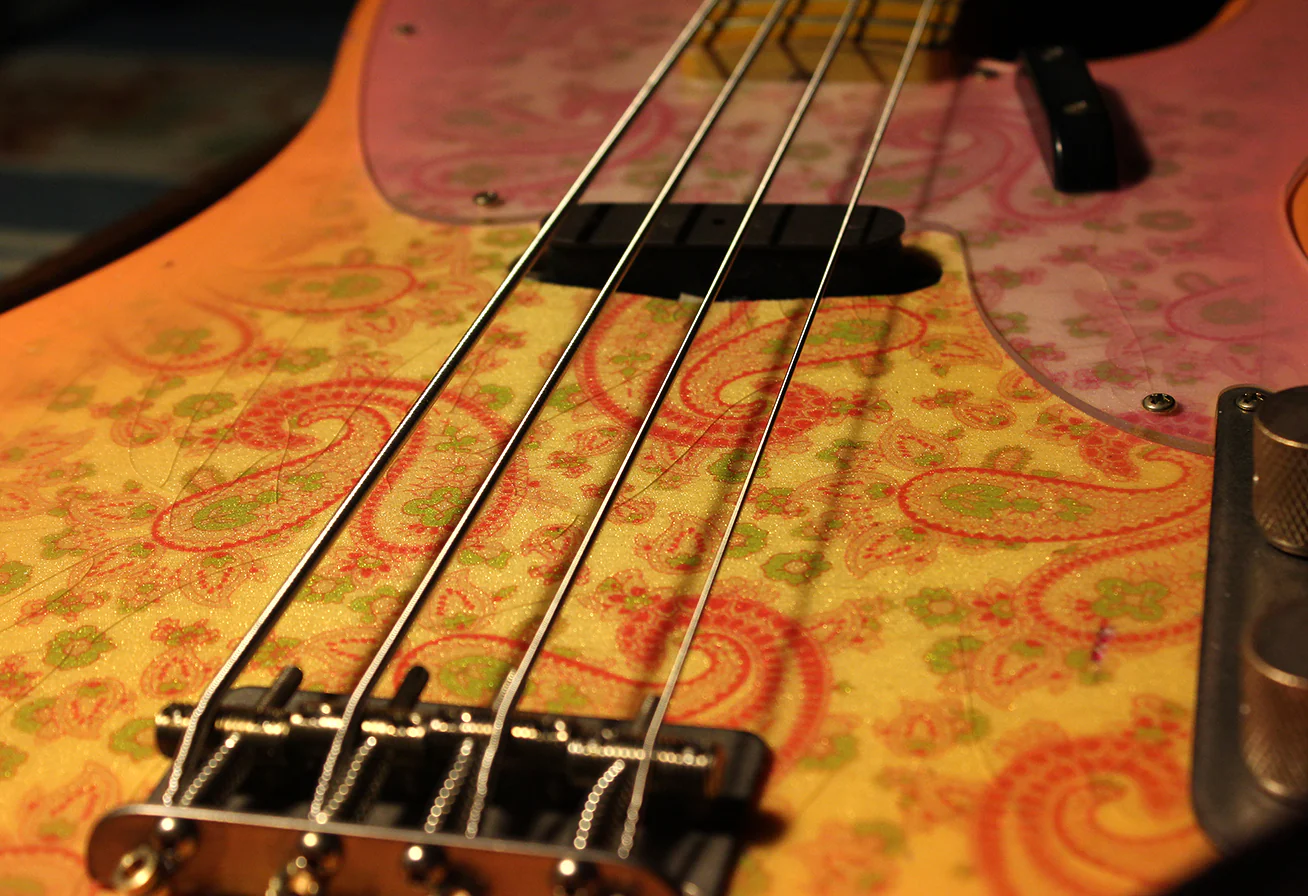 Nash PB68 Bass Guitar, Paisley - Image 11