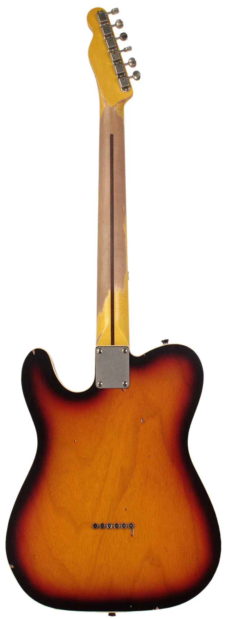 Nash T63DB Guitar, 3-Tone Burst, Humbucker, Maple - Image 7