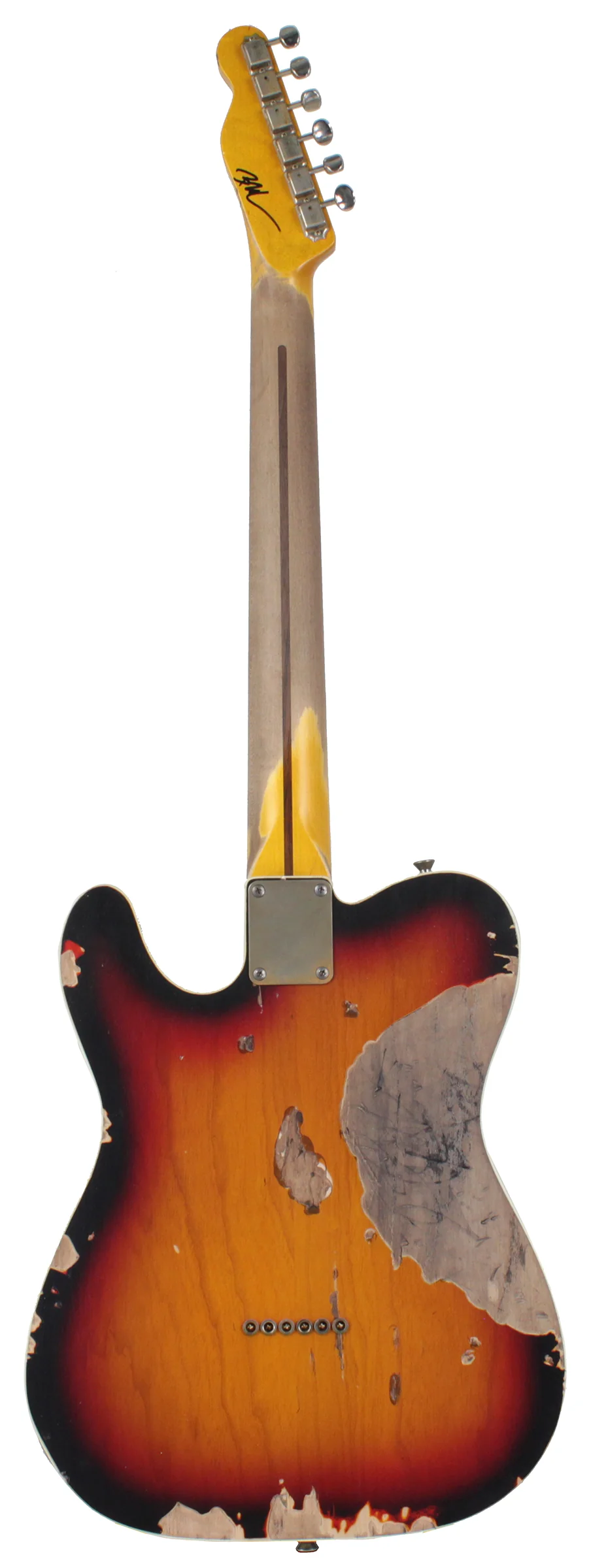 Nash T63DB Guitar, 3-Tone Burst, Humbucker - Image 7