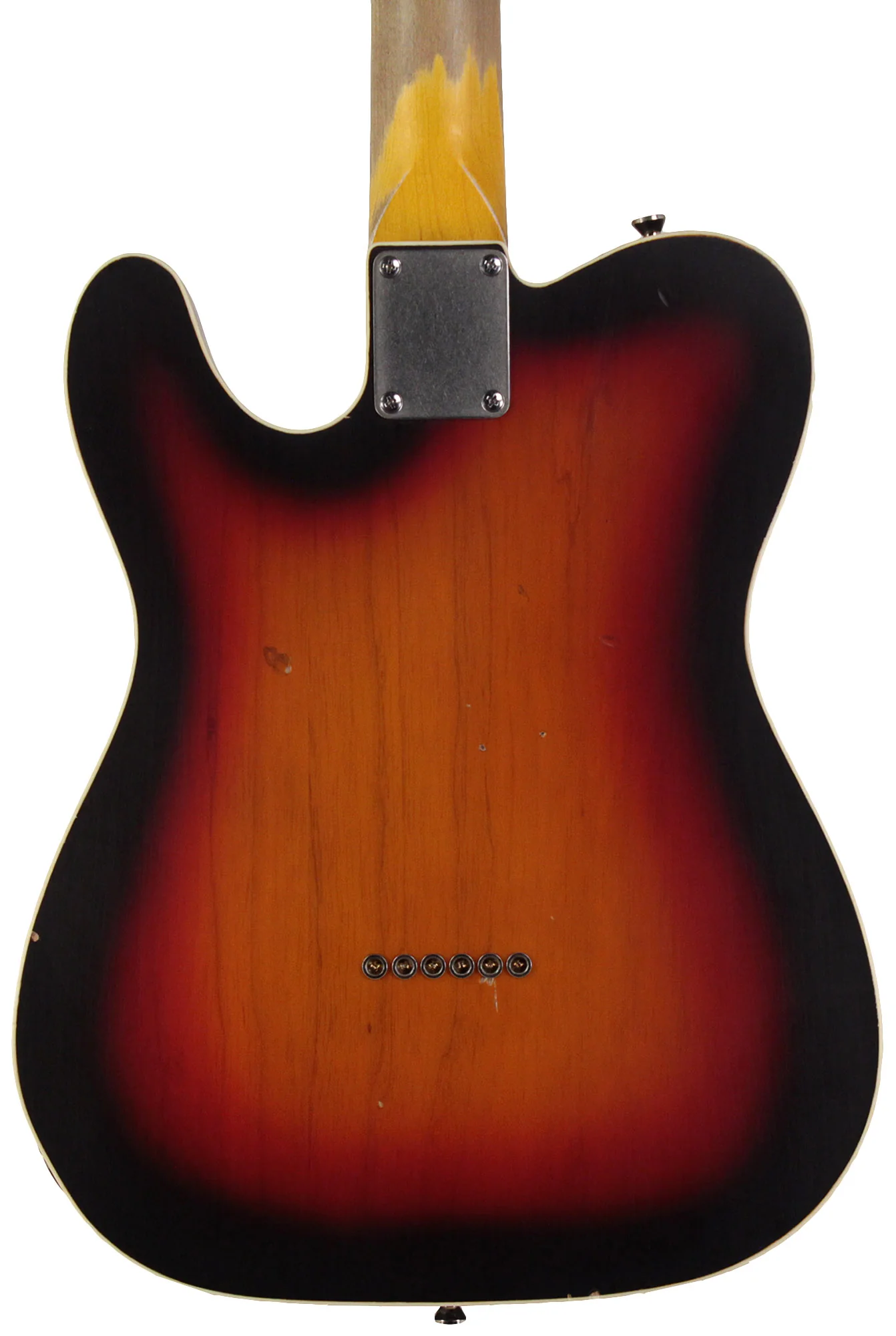 Nash T63DB Guitar, Double Bound, 3-Tone Sunburst, Light Aging - Image 6