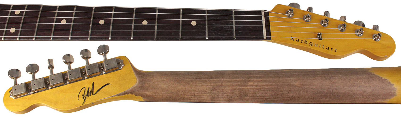 Nash T63DB Guitar, Black, Bigsby, Neck Humbucker - Image 8