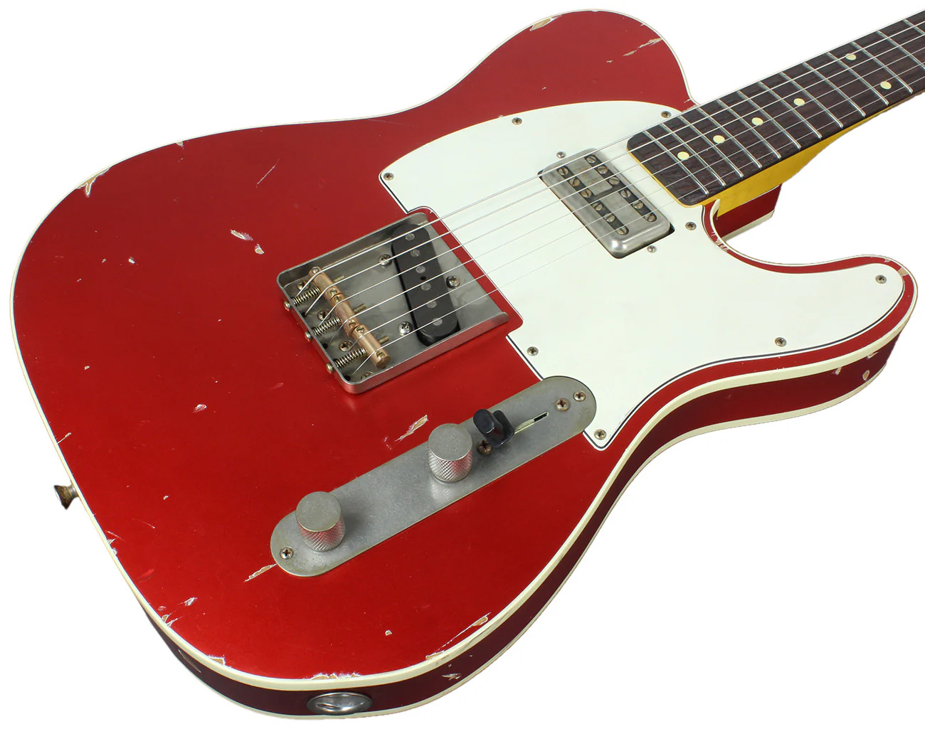 Nash T63DB Guitar, Candy Apple Red, Lollartron