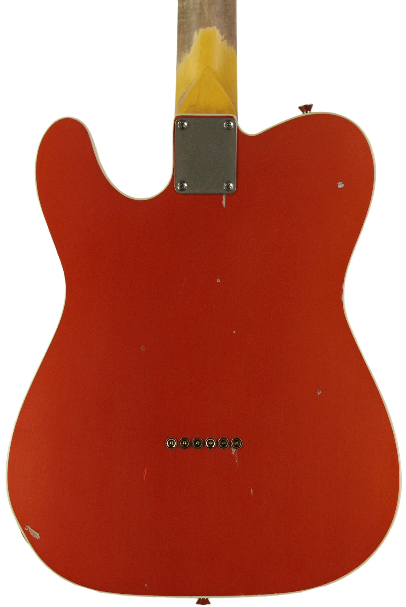 Nash T63DB Guitar, Double Bound, Candy Tangerine, Light Aging - Image 5