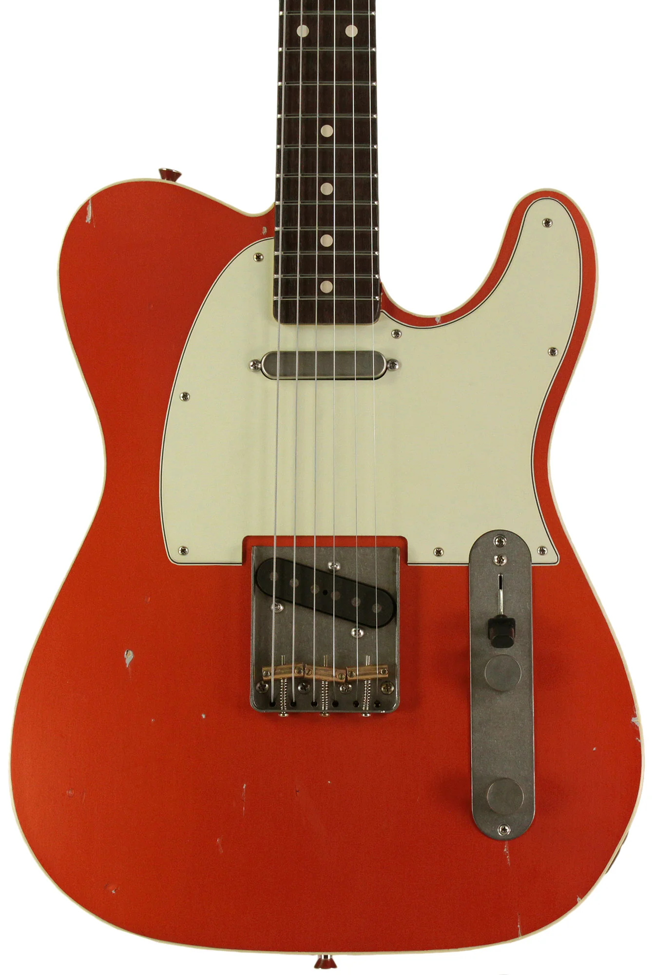 Nash T63DB Guitar, Double Bound, Candy Tangerine, Light Aging - Image 6