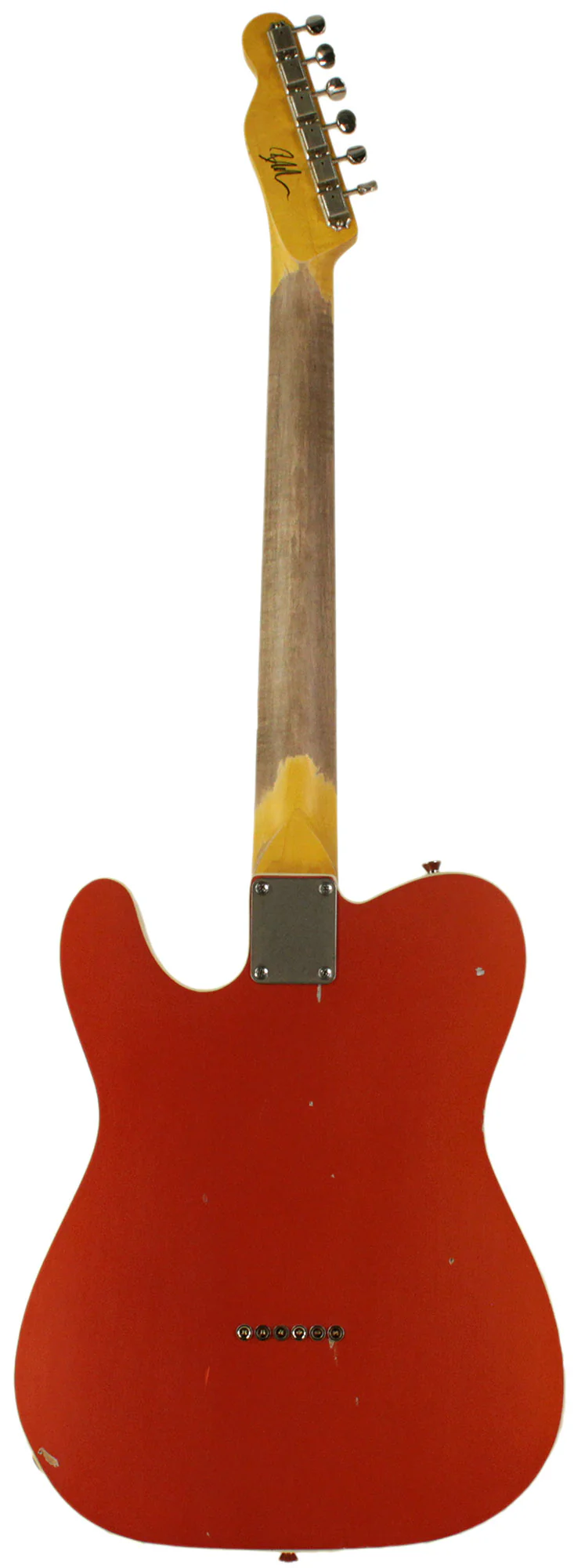 Nash T63DB Guitar, Double Bound, Candy Tangerine, Light Aging - Image 7