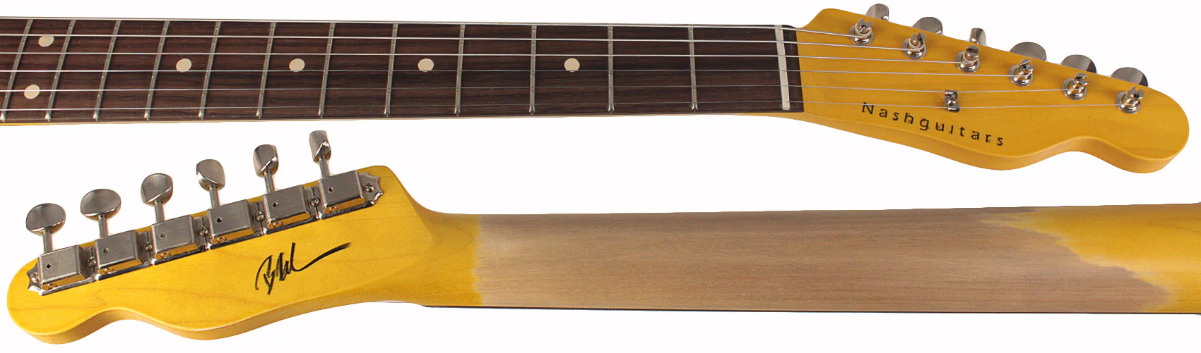 Nash T63DB Guitar, Double Bound, Salmon, Light Aging - Image 8