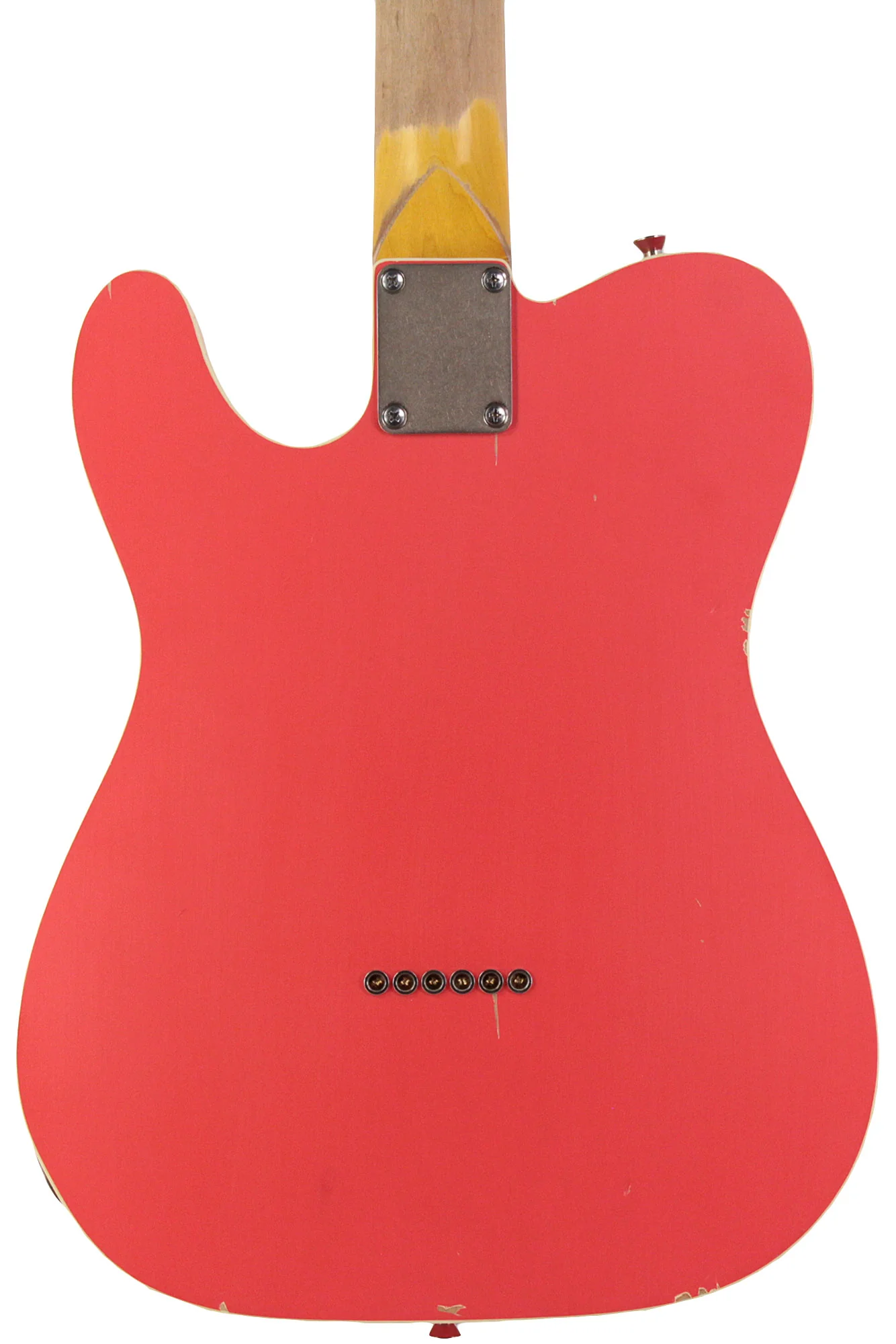 Nash T63DB Guitar, Double Bound, Fiesta Red, Light Aging - Image 6