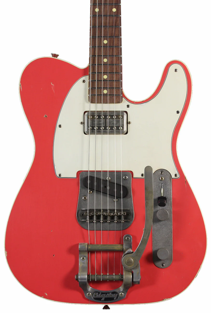 Nash T63DB Guitar, Salmon, Bigsby, Lollartron - Image 3