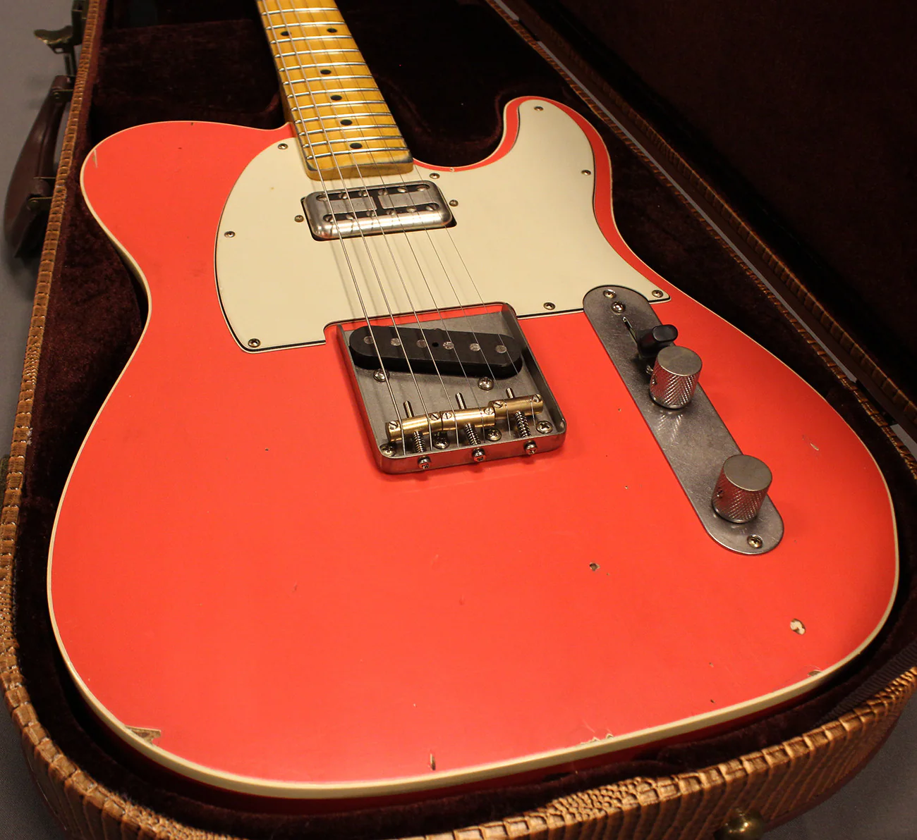 Nash T63DB Guitar, Salmon, Lollartron, Maple - Image 10