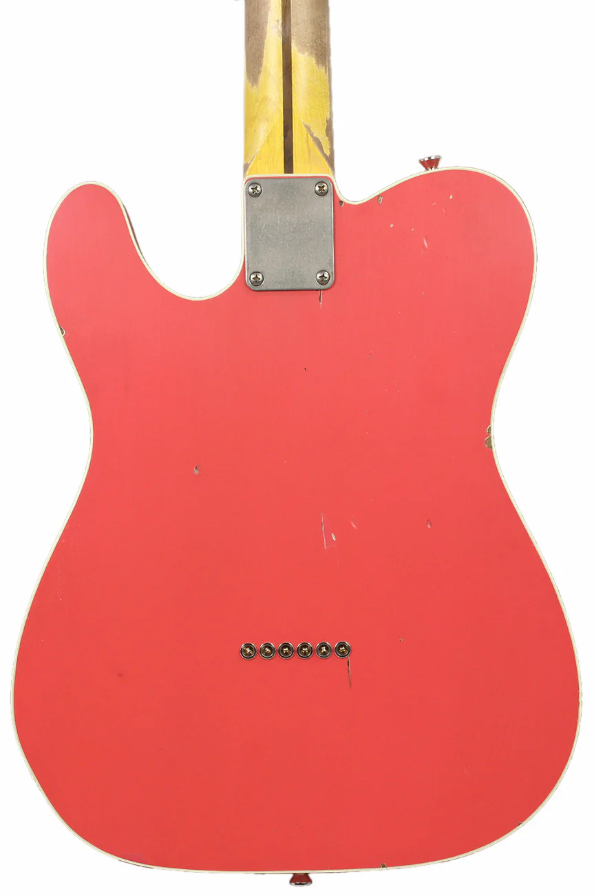 Nash T63DB Guitar, Salmon, Lollartron, Maple - Image 4