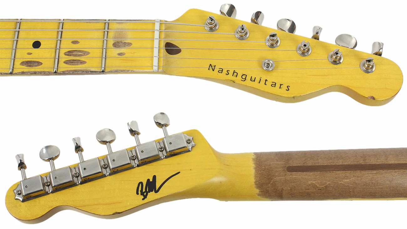 Nash T63DB Guitar, Salmon, Lollartron, Maple - Image 8