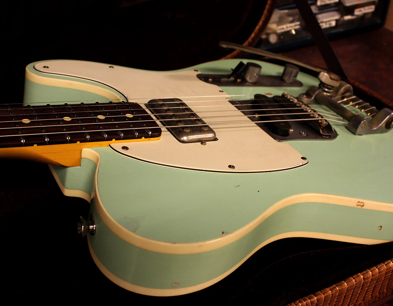 Nash T63DB Guitar, Surf Green, Bigsby, Lollartron - Image 10