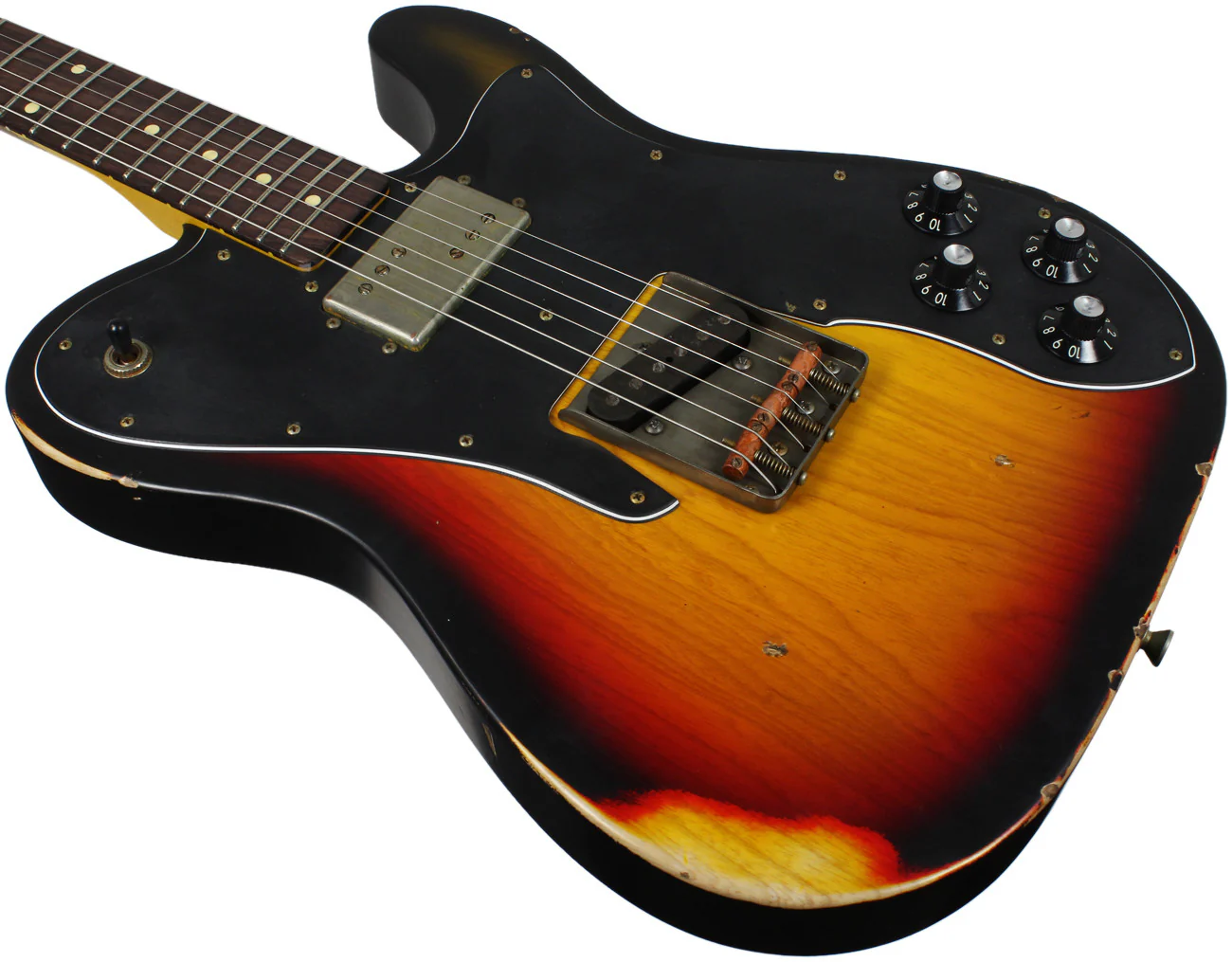 Nash TC72 Guitar, 3 Tone Sunburst, Rosewood Neck - Image 3