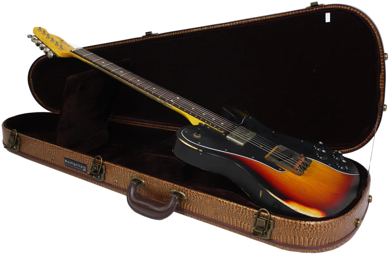 Nash TC72 Guitar, 3 Tone Sunburst, Rosewood Neck - Image 5