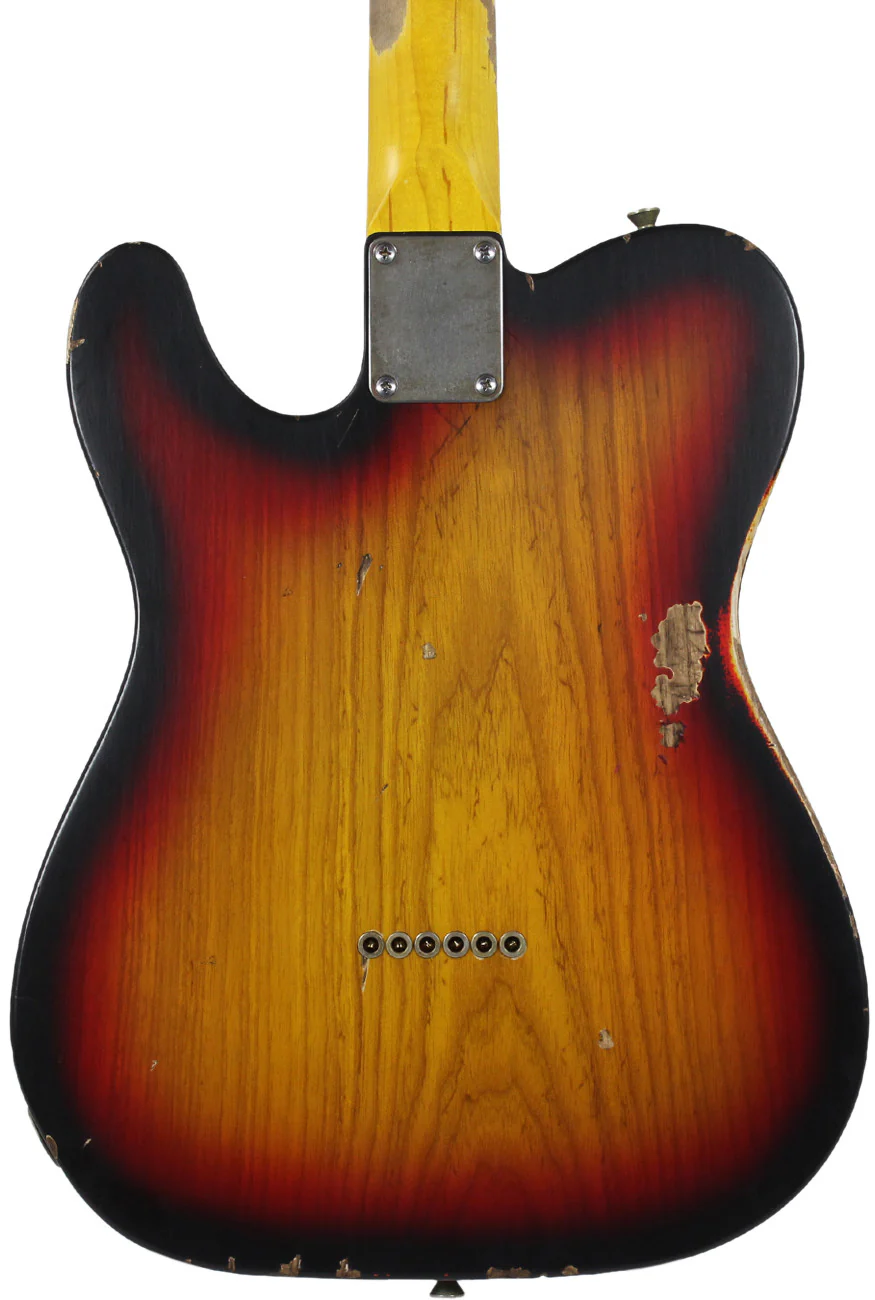 Nash TC72 Guitar, 3 Tone Sunburst, Rosewood Neck - Image 8