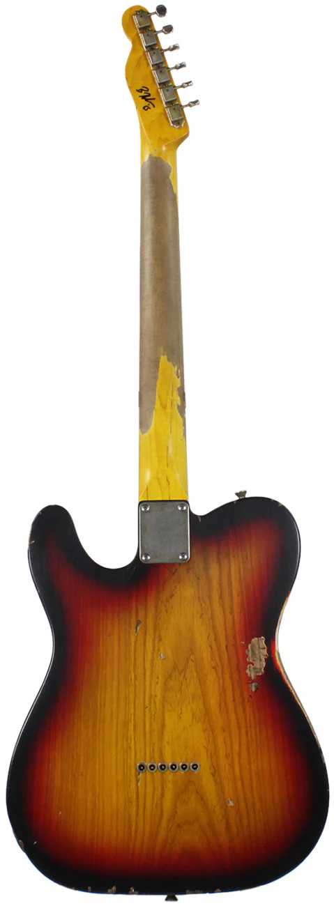 Nash TC72 Guitar, 3 Tone Sunburst, Rosewood Neck - Image 9
