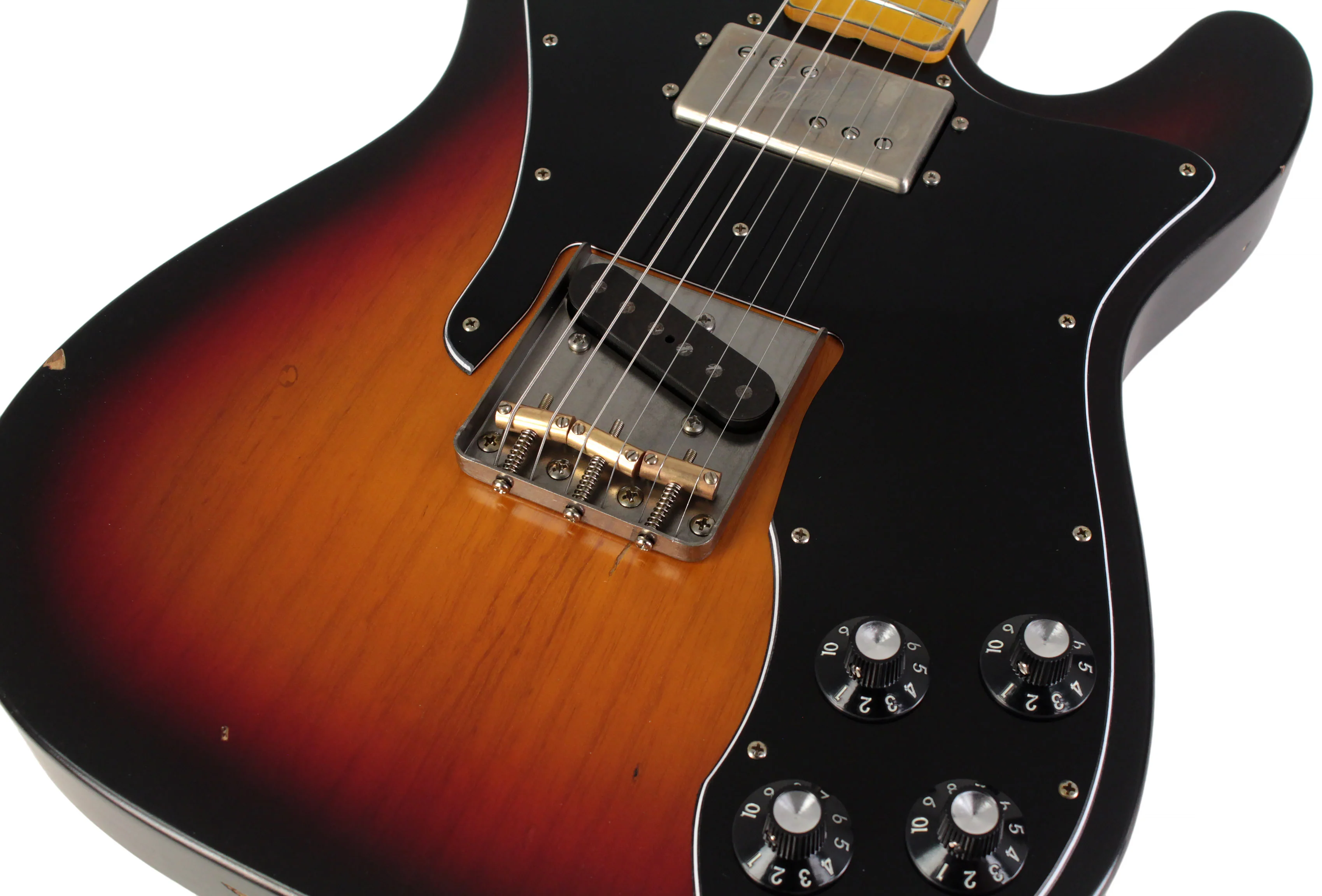 Nash TC72 Guitar, 3 Tone Sunburst, Light Aging - Image 3