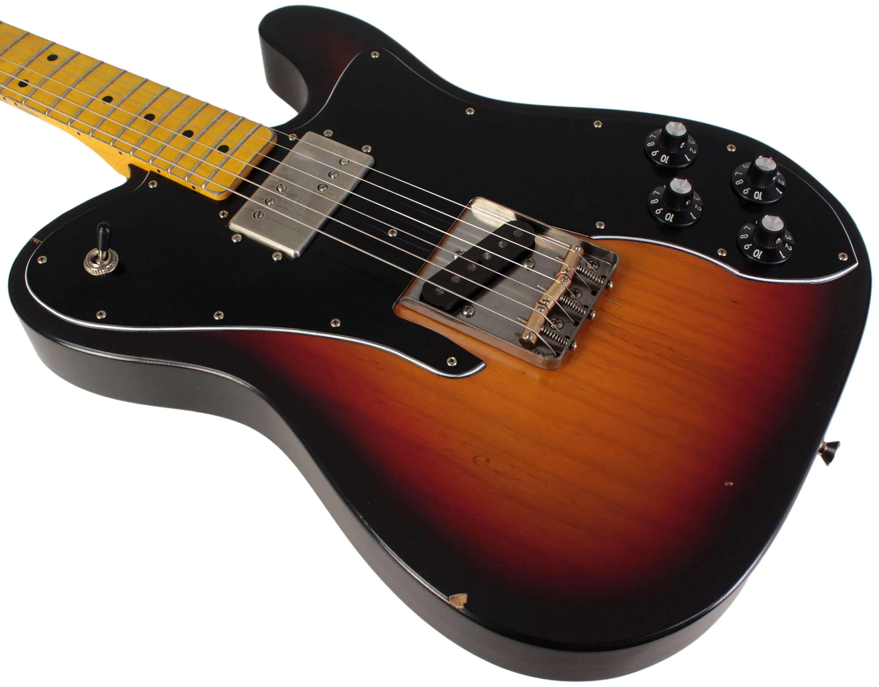 Nash TC72 Guitar, 3 Tone Sunburst, Light Aging - Image 4