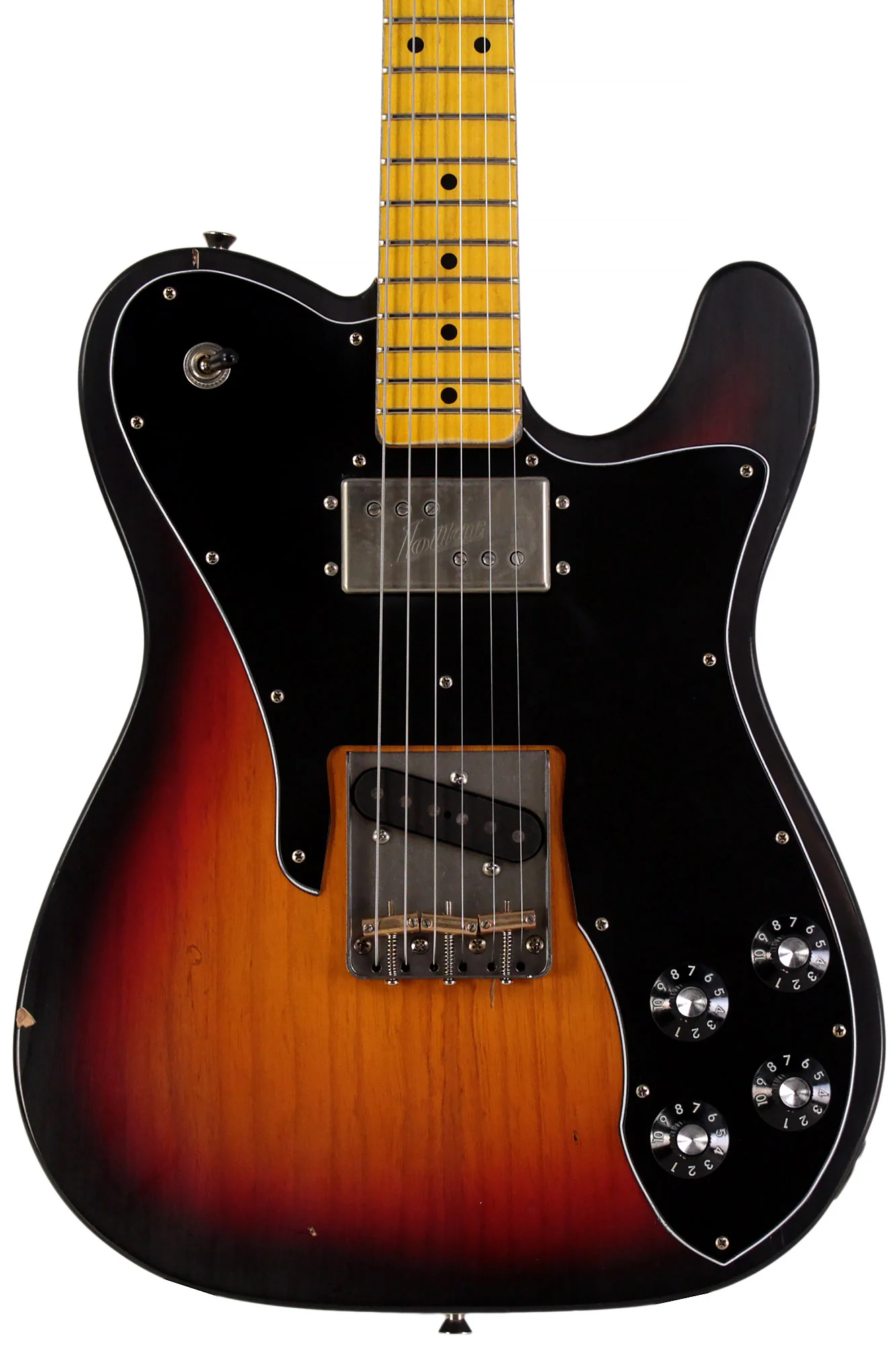 Nash TC72 Guitar, 3 Tone Sunburst, Light Aging - Image 6