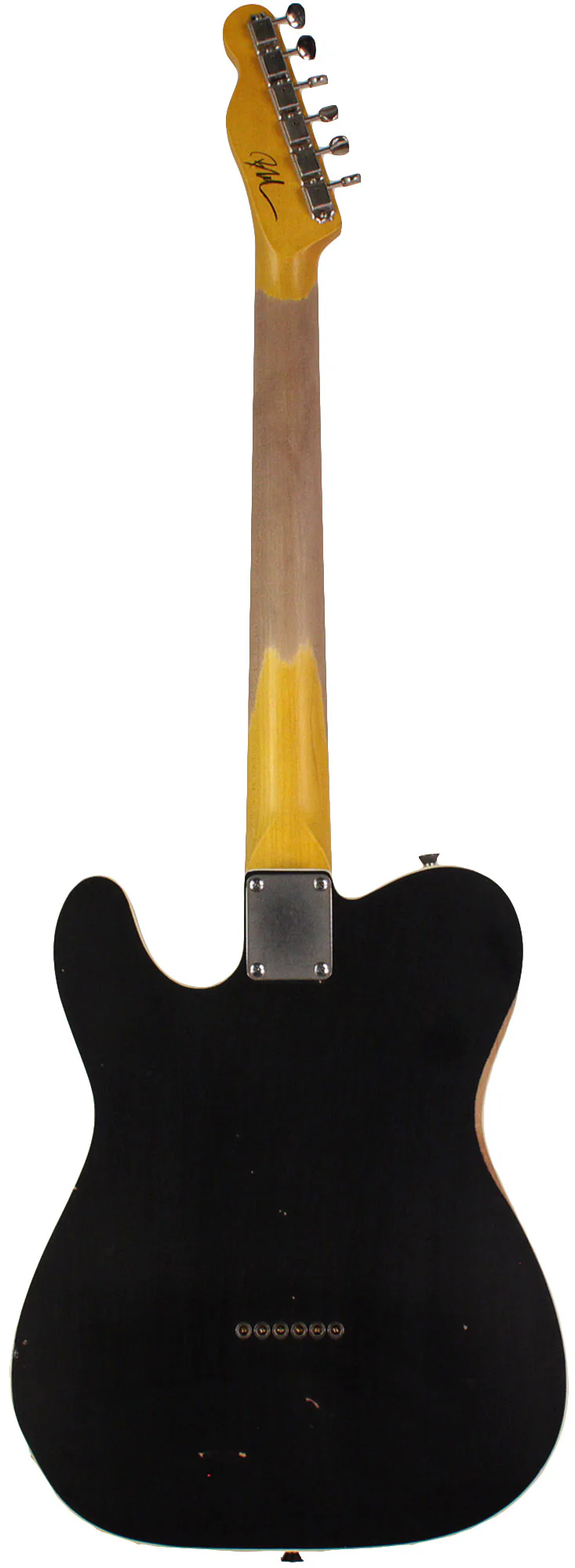 Nash T63DB Guitar, Double Bound, Black, Light Aging - Image 7