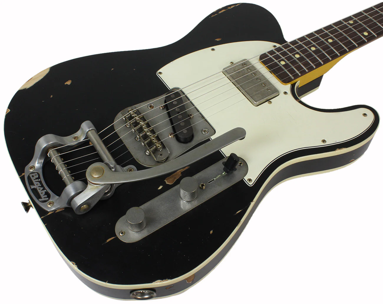 Nash T63DB Guitar, Black, Bigsby