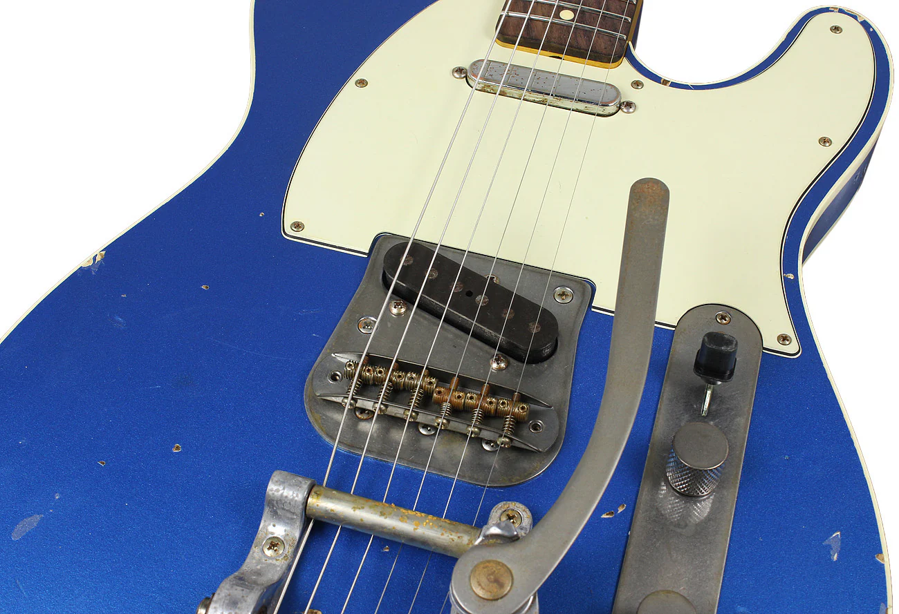 Nash T63DB Guitar, Lake Placid Blue, Bigsby - Image 2