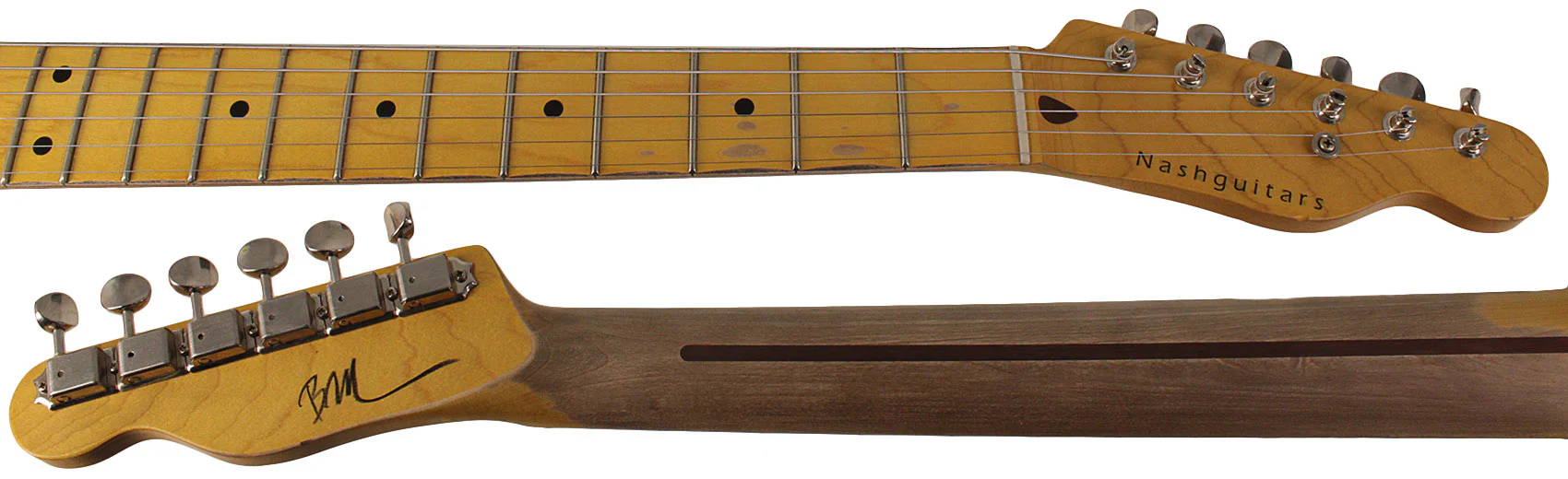 Nash T52 Guitar, Butterscotch Blonde, Light Aging - Image 8