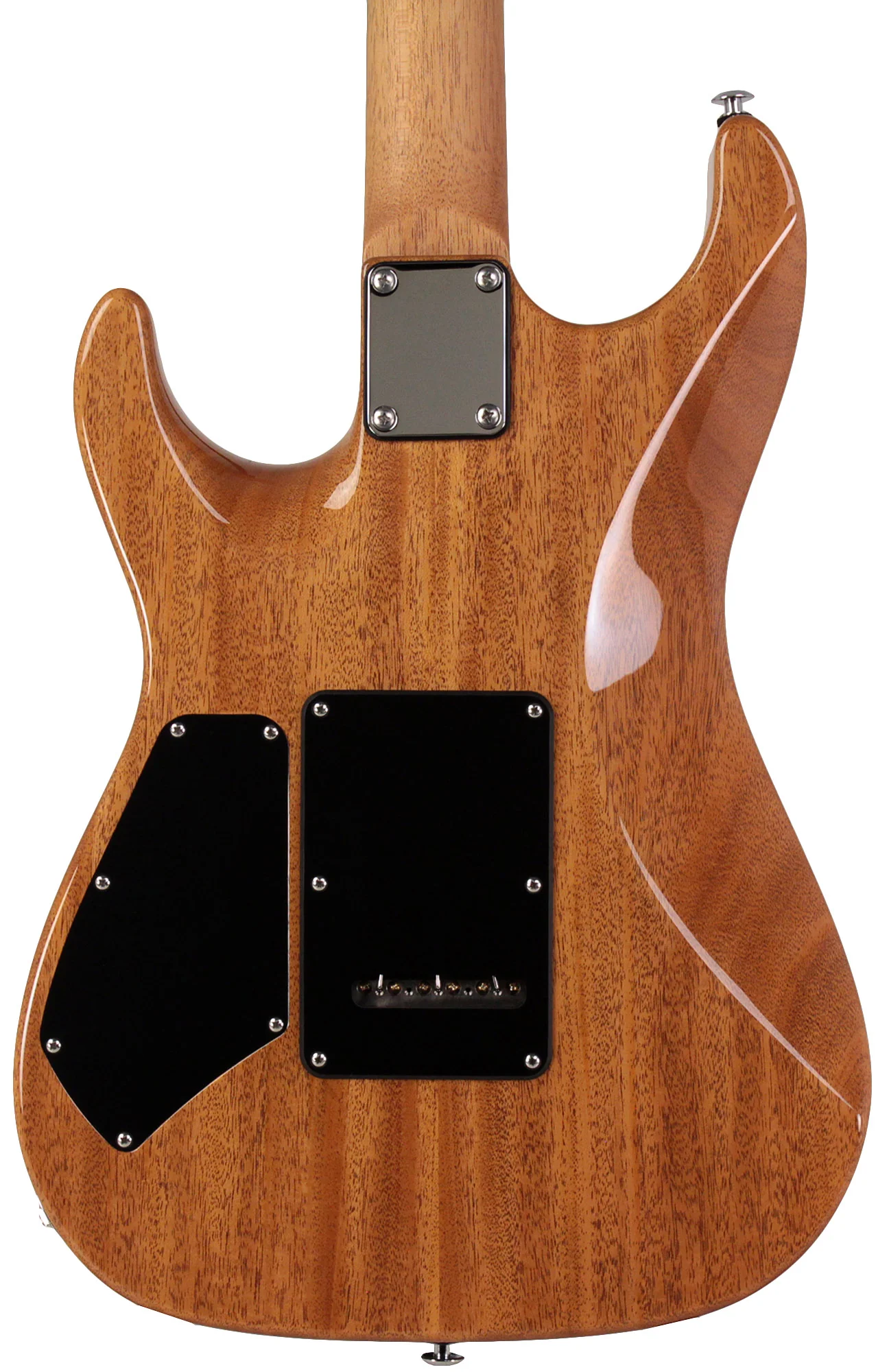 Suhr Select Standard Plus Mahogany Guitar, Burl Maple, Trans Blue Denim Slate - Image 3