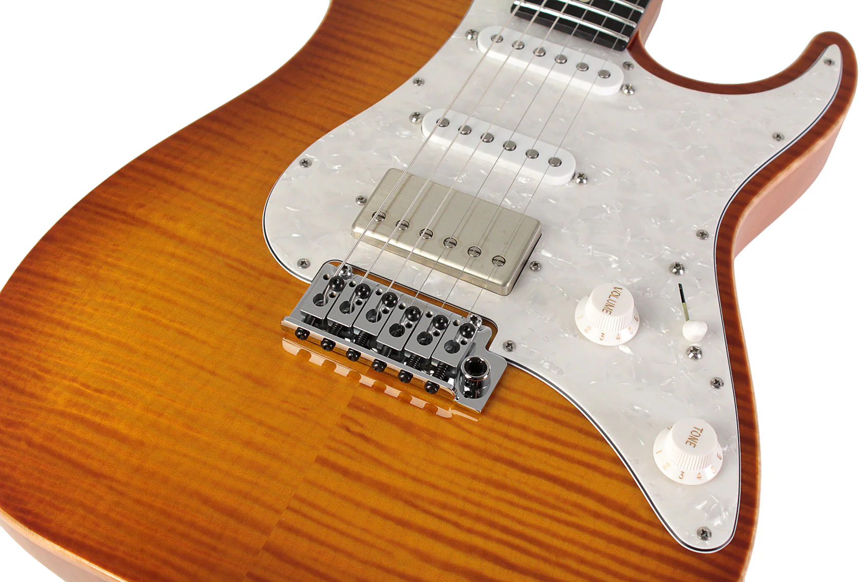 Suhr Select Standard Plus Mahogany Guitar, Iced Tea Burst - Image 3