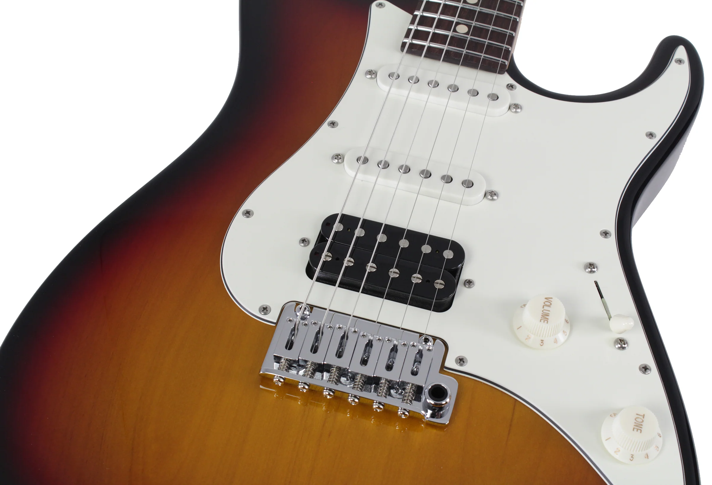 Suhr Standard Guitar, 3-Tone Sunburst, Rosewood - Image 3