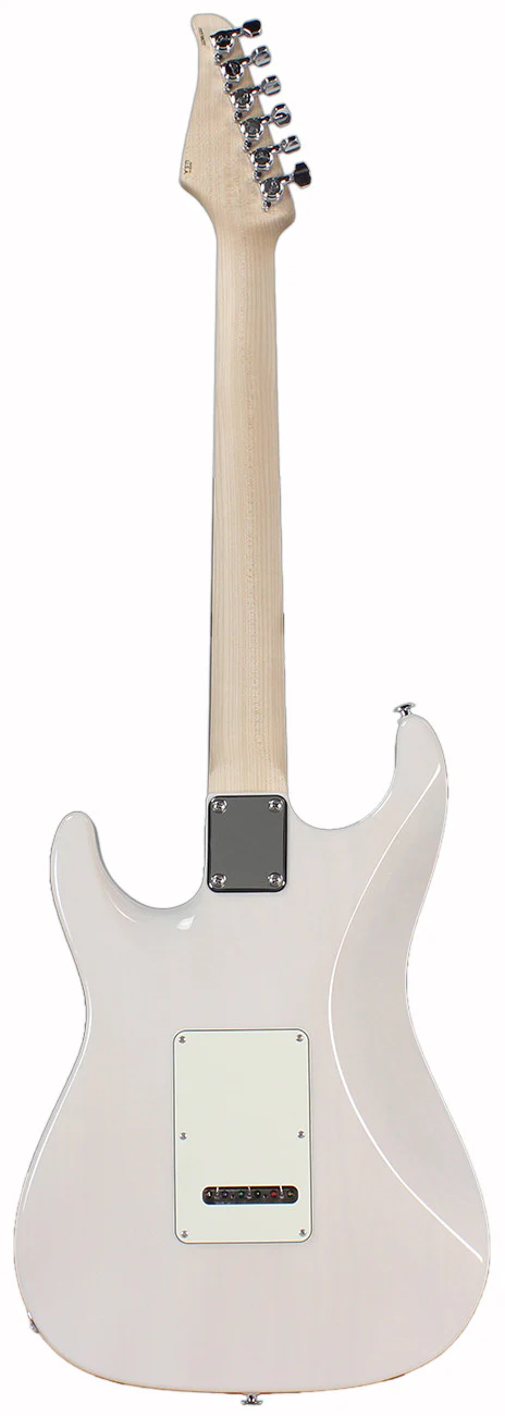 Suhr Throwback Standard Pro Guitar, Trans White, Rosewood - Image 5
