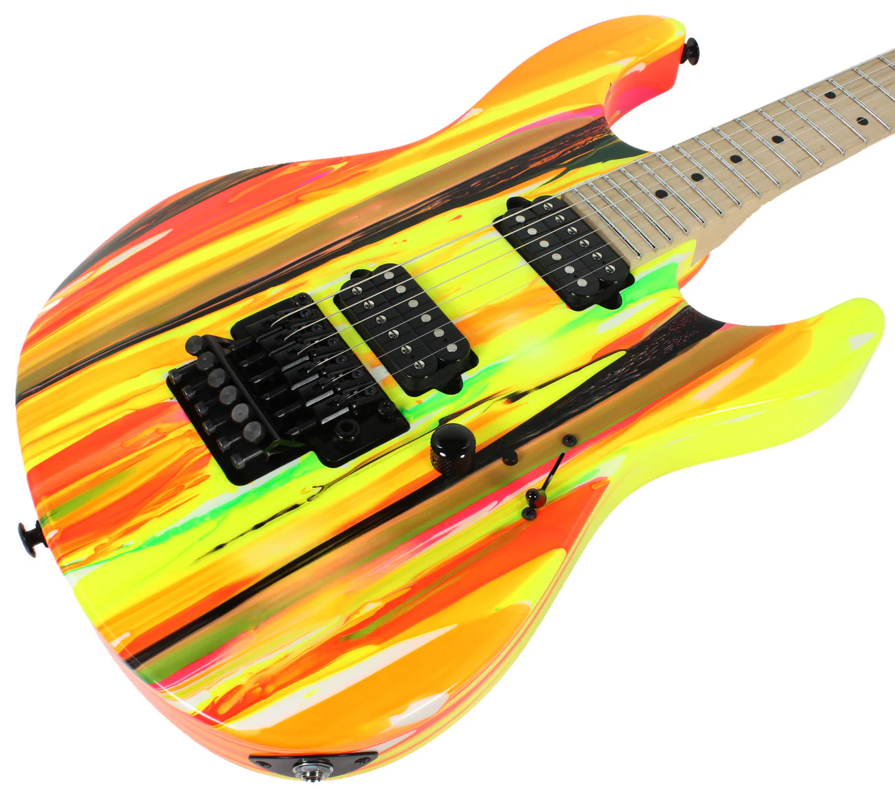 Suhr 80s Shred MKII Modern Guitar - Neon Drip - Maple