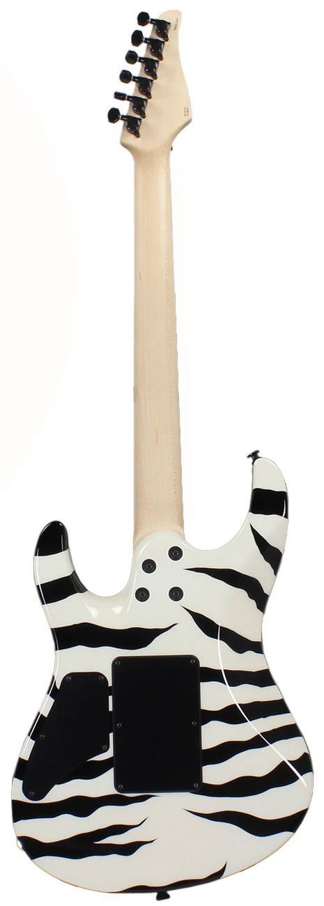 Suhr 80s Shred Guitar - Tiger Stripe - Ebony - Image 5
