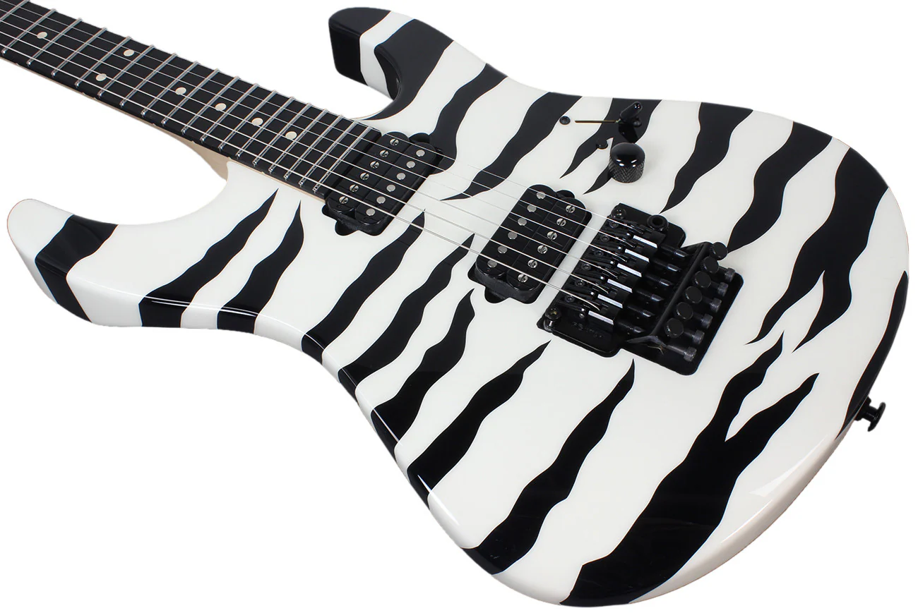 Suhr 80s Shred Guitar - Tiger Stripe - Ebony - Image 6