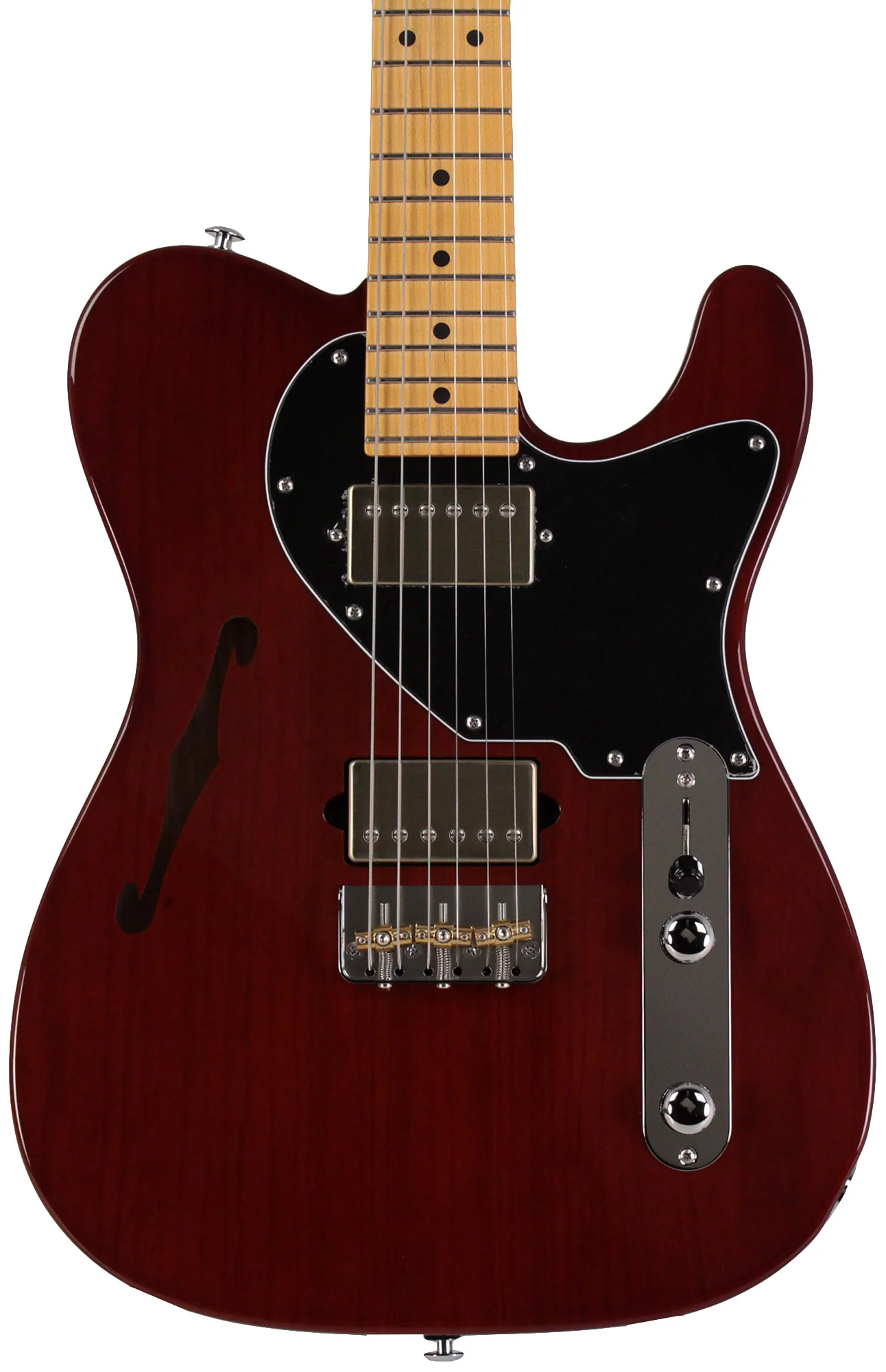 Suhr Alt T Guitar, Trans Brown, Maple - Image 6