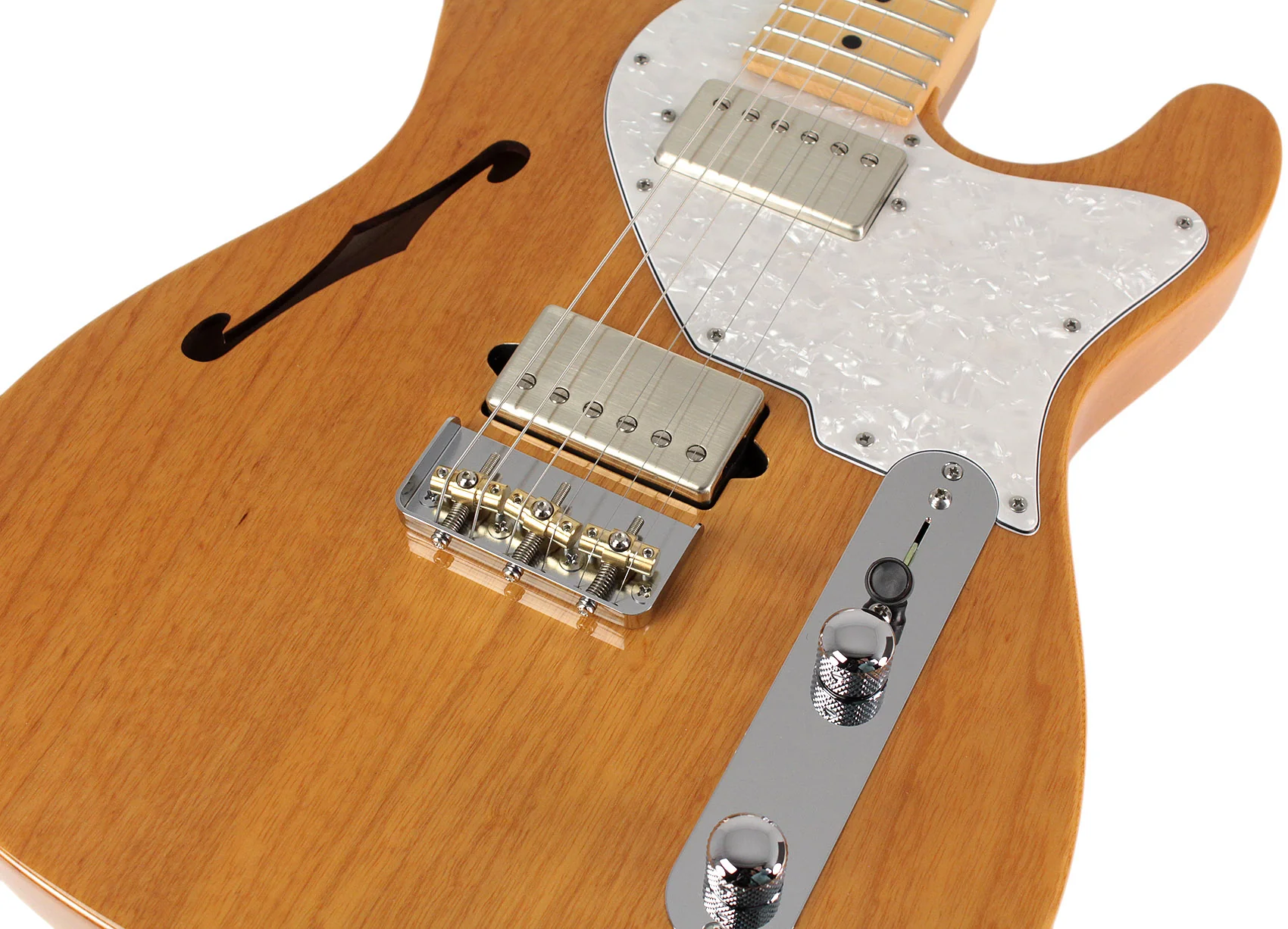Suhr Alt T Guitar, Maple, Vintage Natural - Image 3