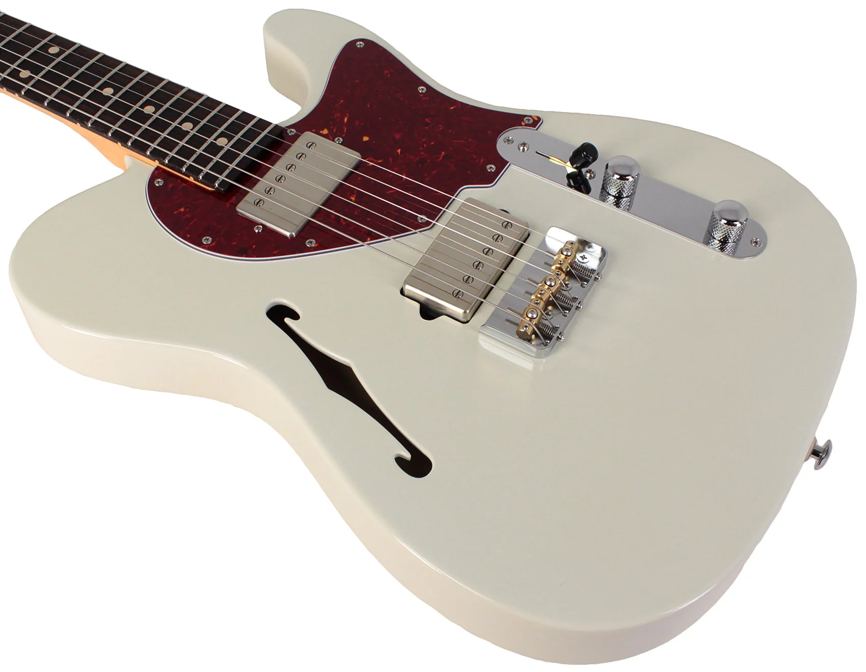 Suhr Alt T Guitar, Olympic White, Rosewood - Image 4
